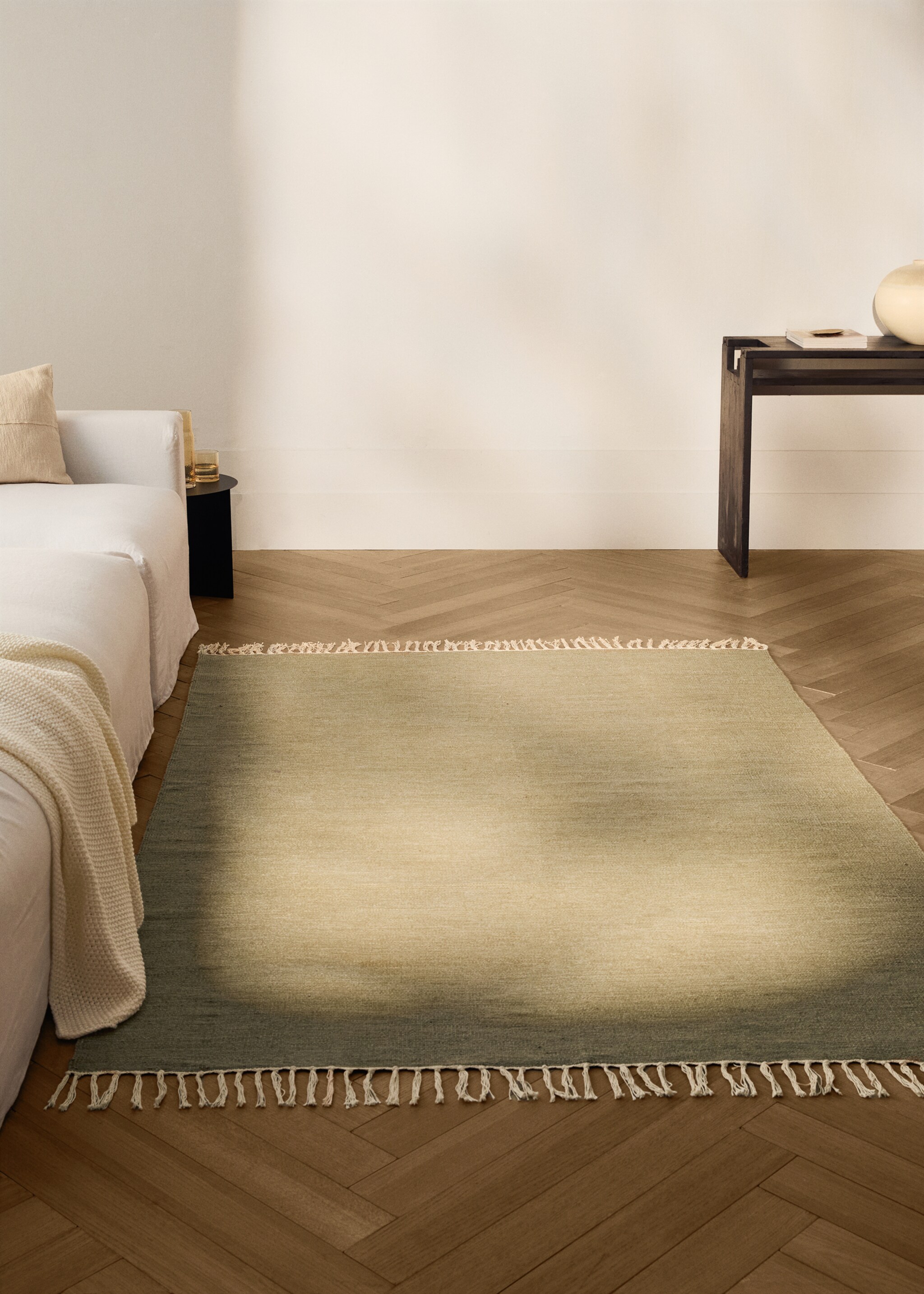 Yarn rug tundra - General plane, Green. Ref: 17023334-00.