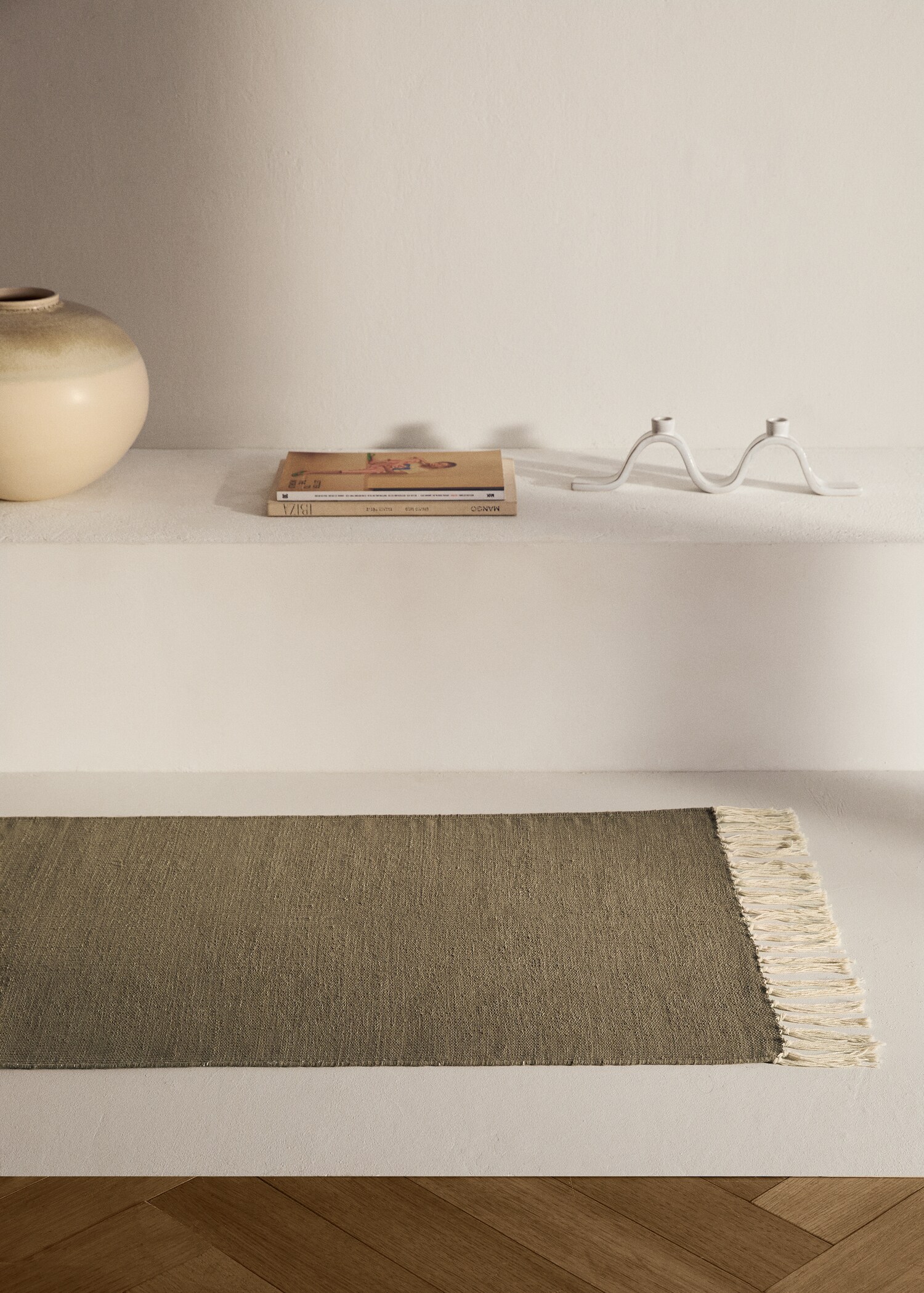 Melange cotton rug - General plane