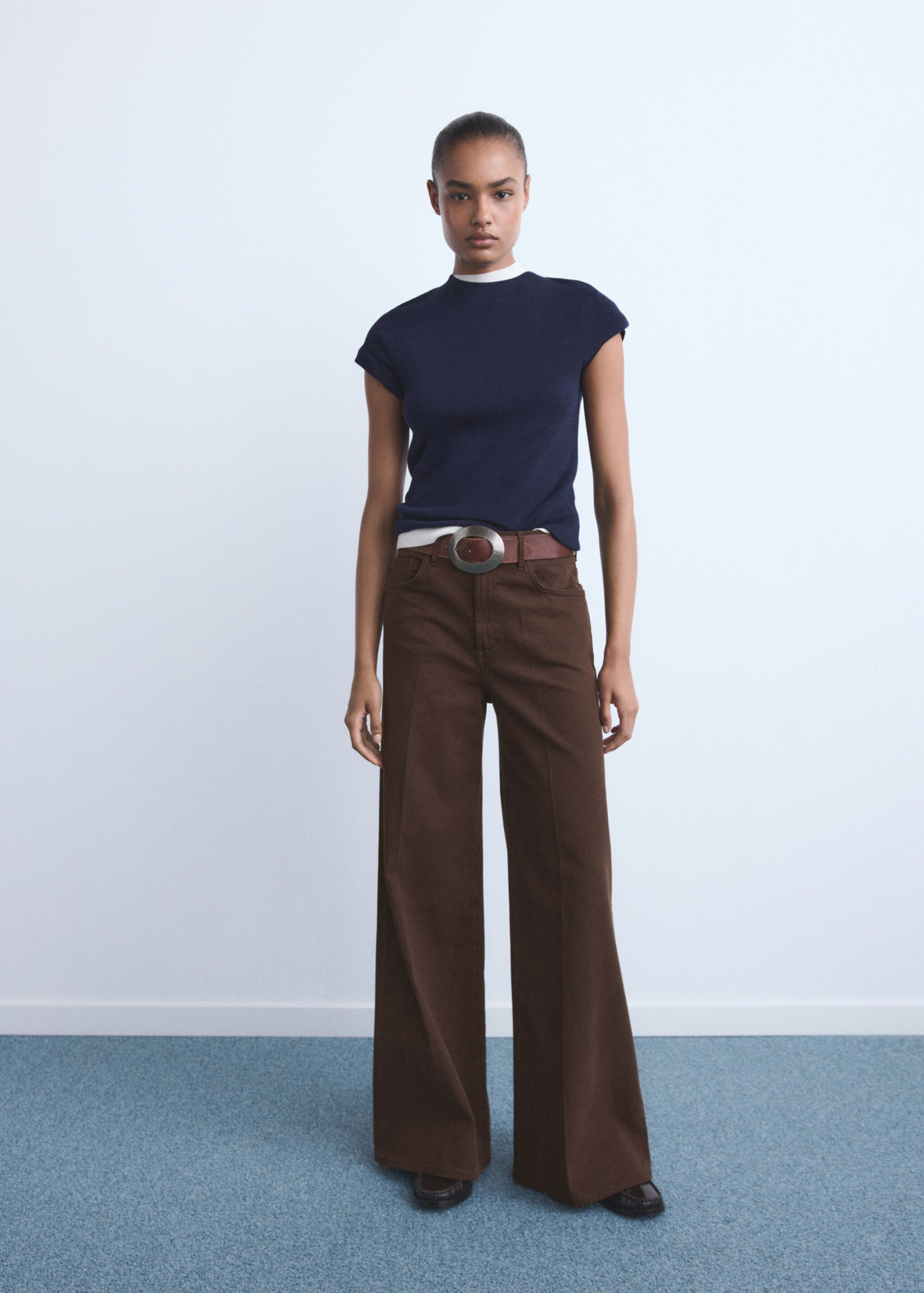 Jeans elise - Plan général, Chocolat. Ref: 17024108-00.