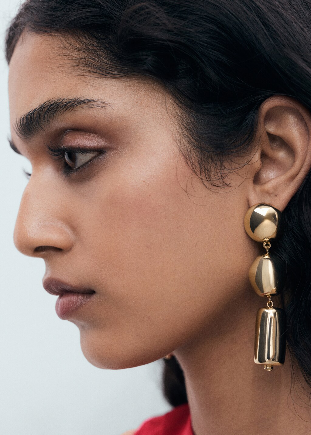 Metal pendants earrings