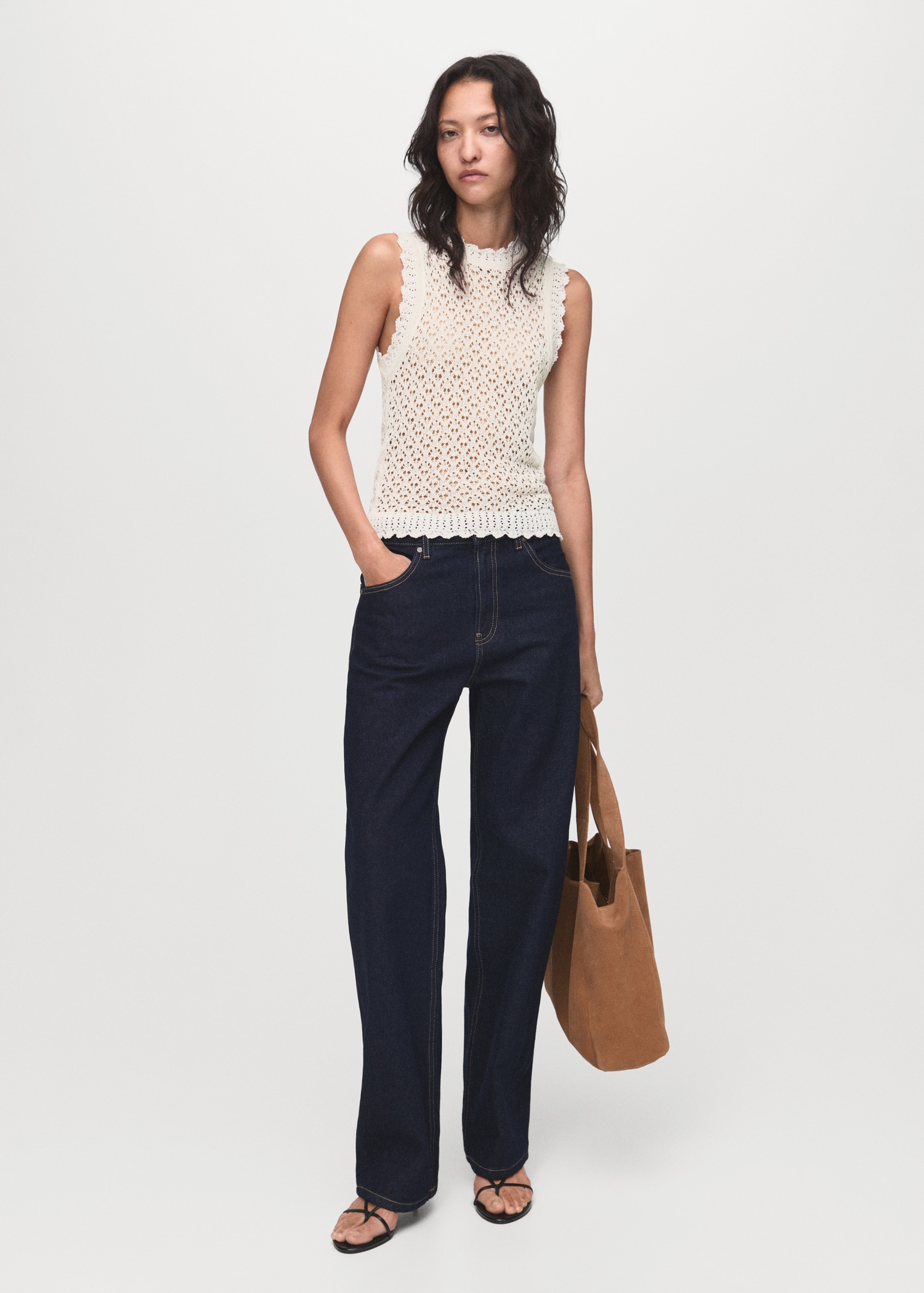 Openwork knit top - General plane