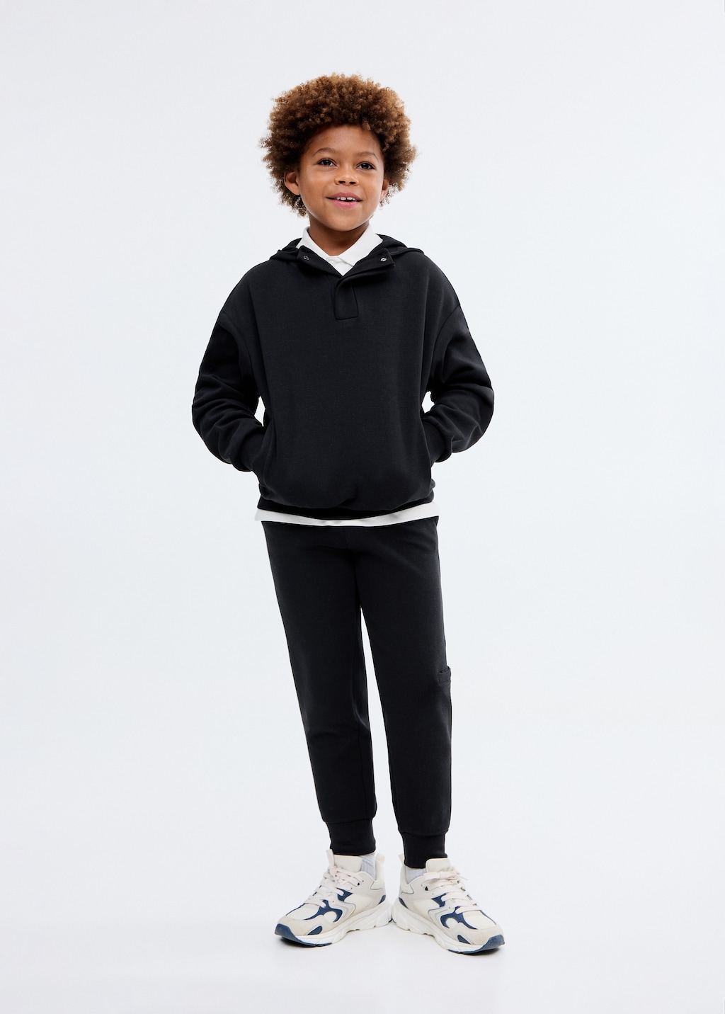 Interlocking cotton sweatshirt