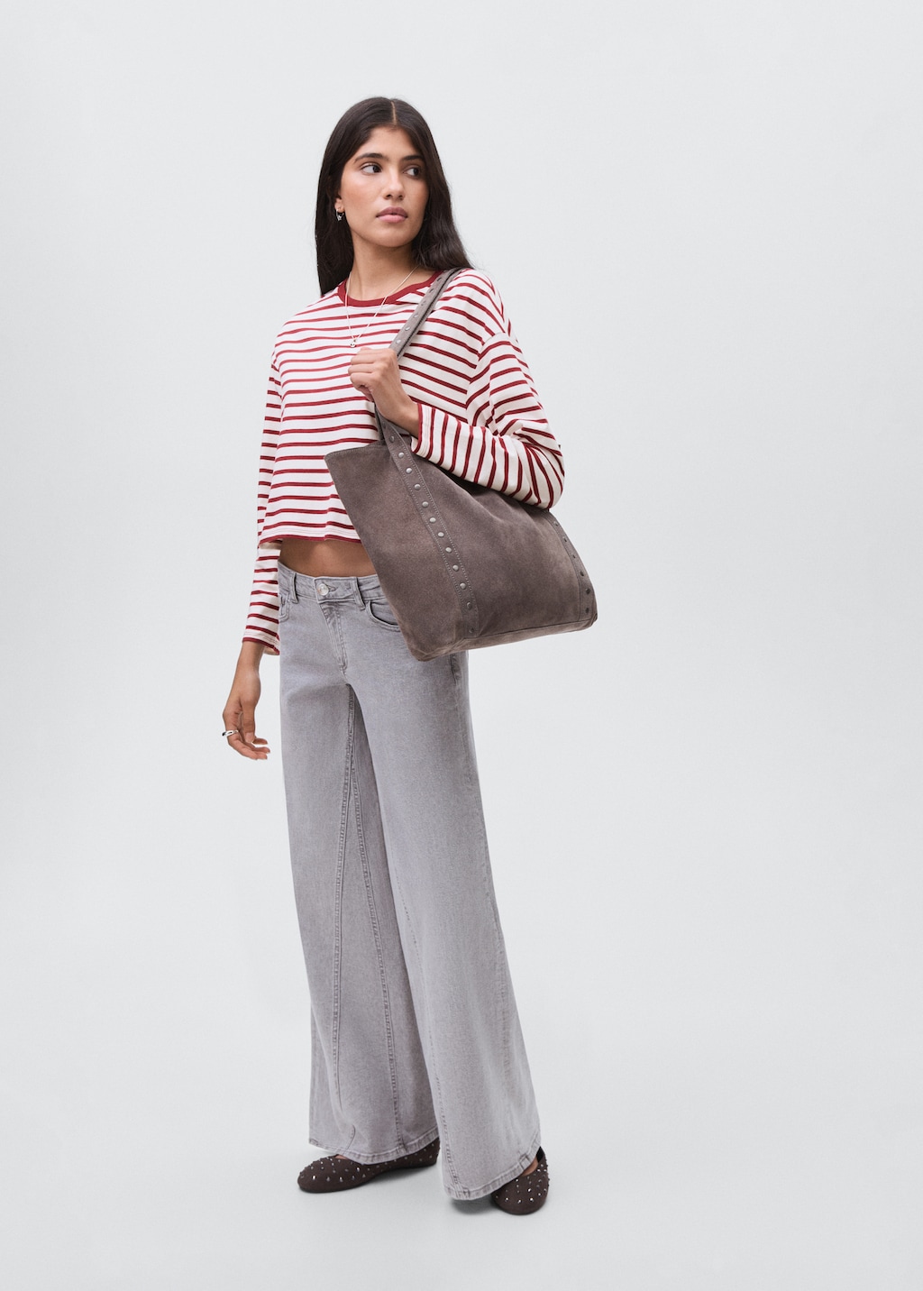 Striped cotton T-shirt