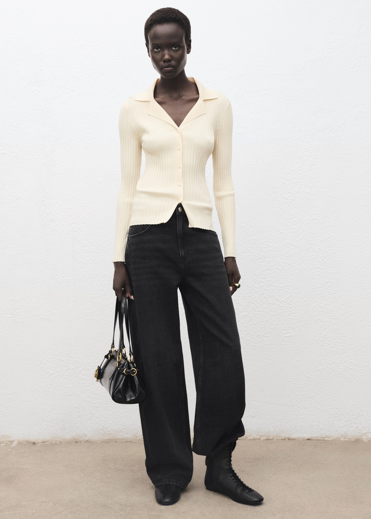 Mid-rise balloon jeans - General plane