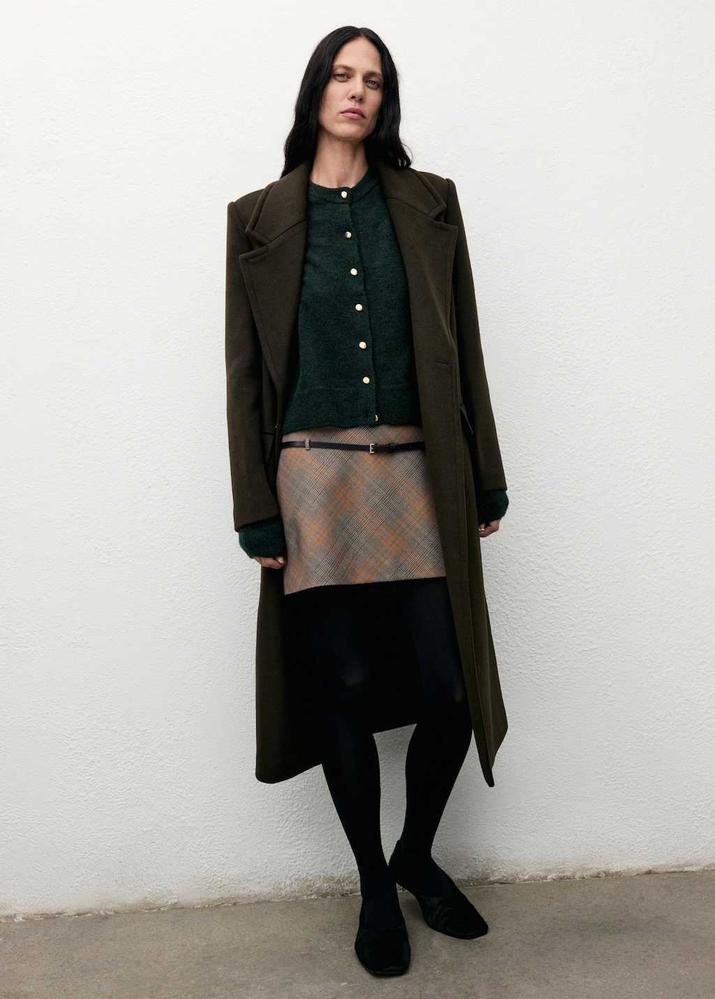 Mango Knitted button cardigan