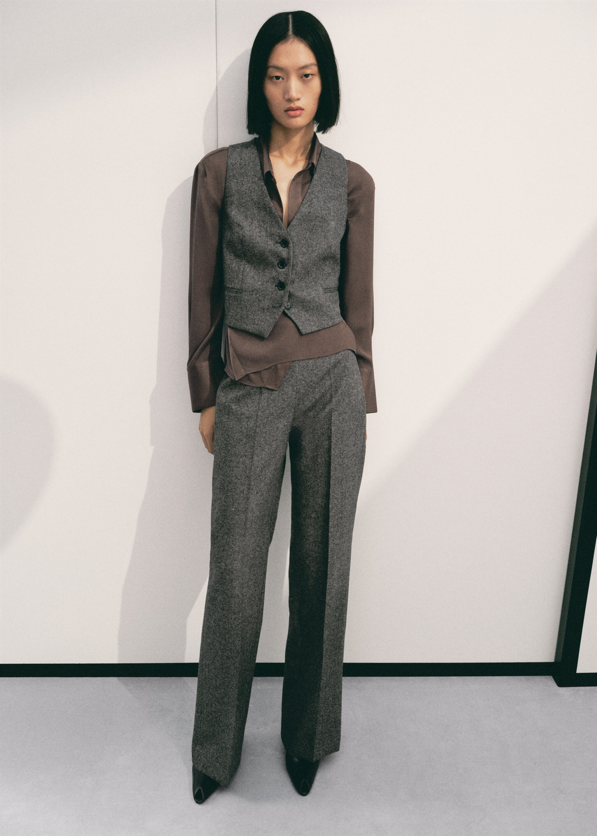 Waistcoat piper - General plane, Grey. Ref: 17027913-00.