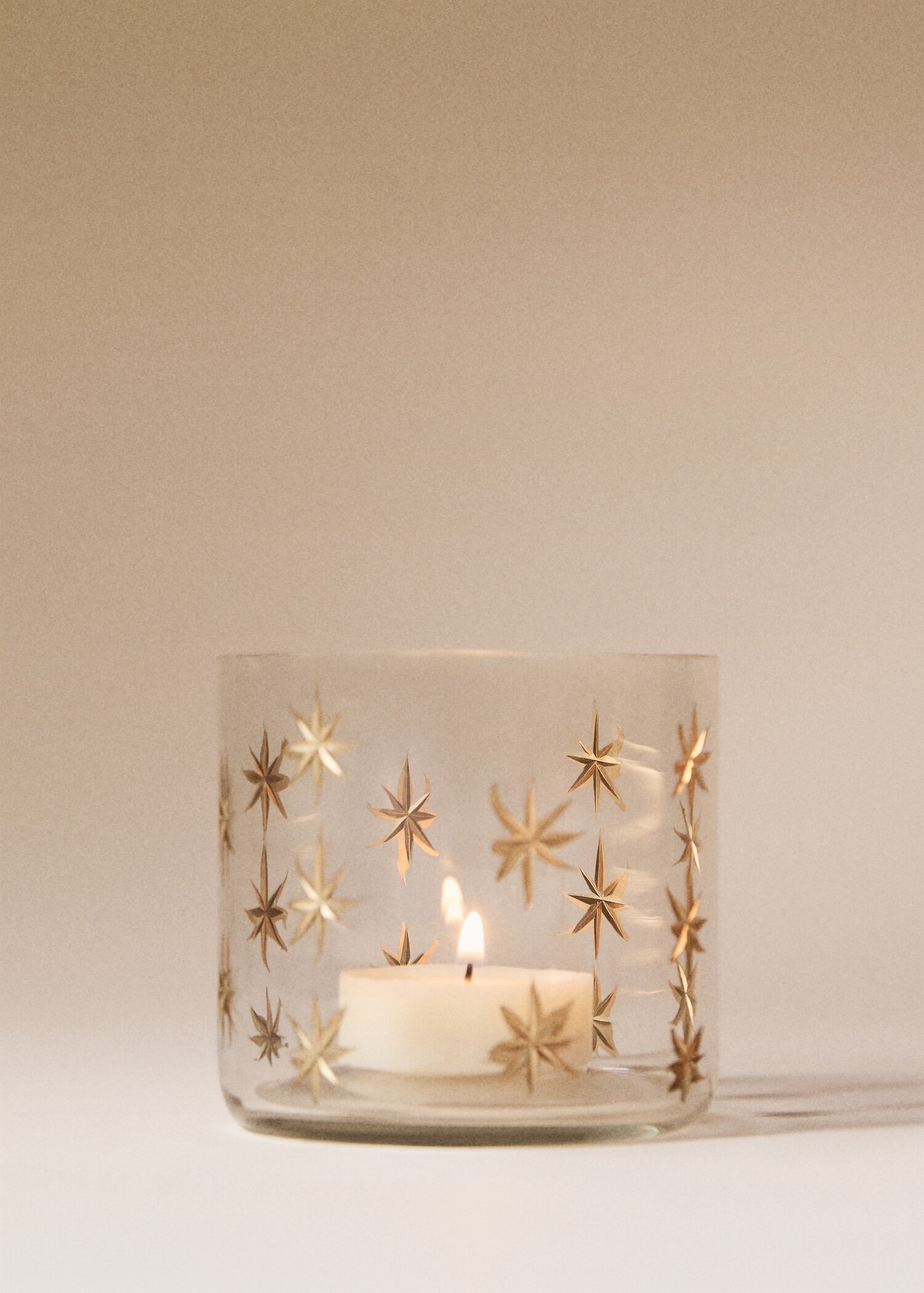 Cut glass candle holder - Piano generale