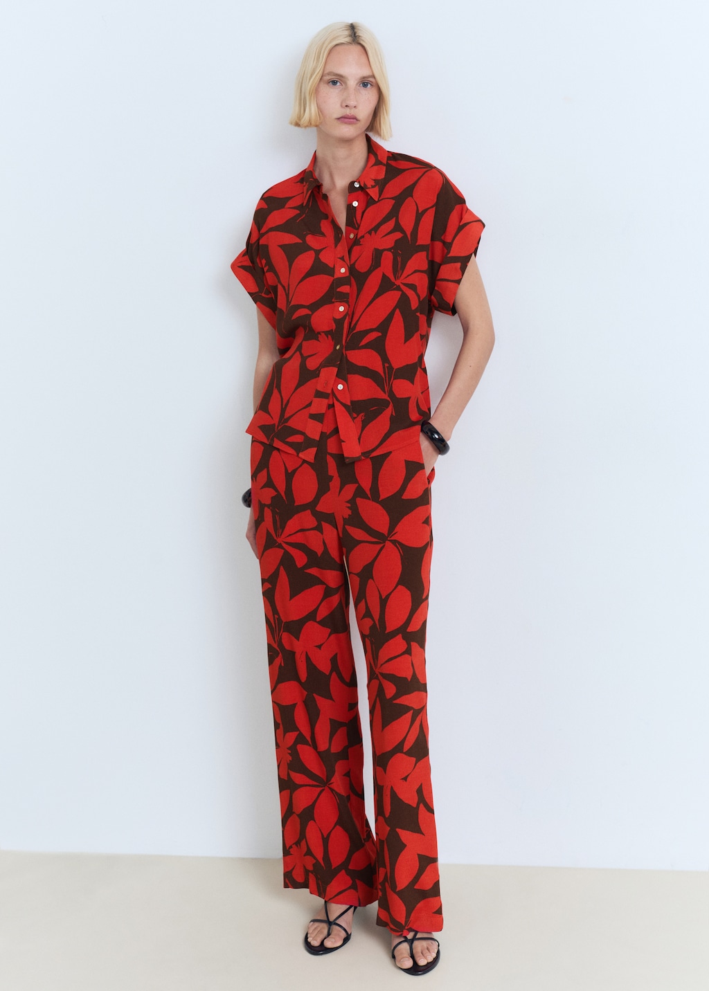 Printed short-sleeved shirt - image 2