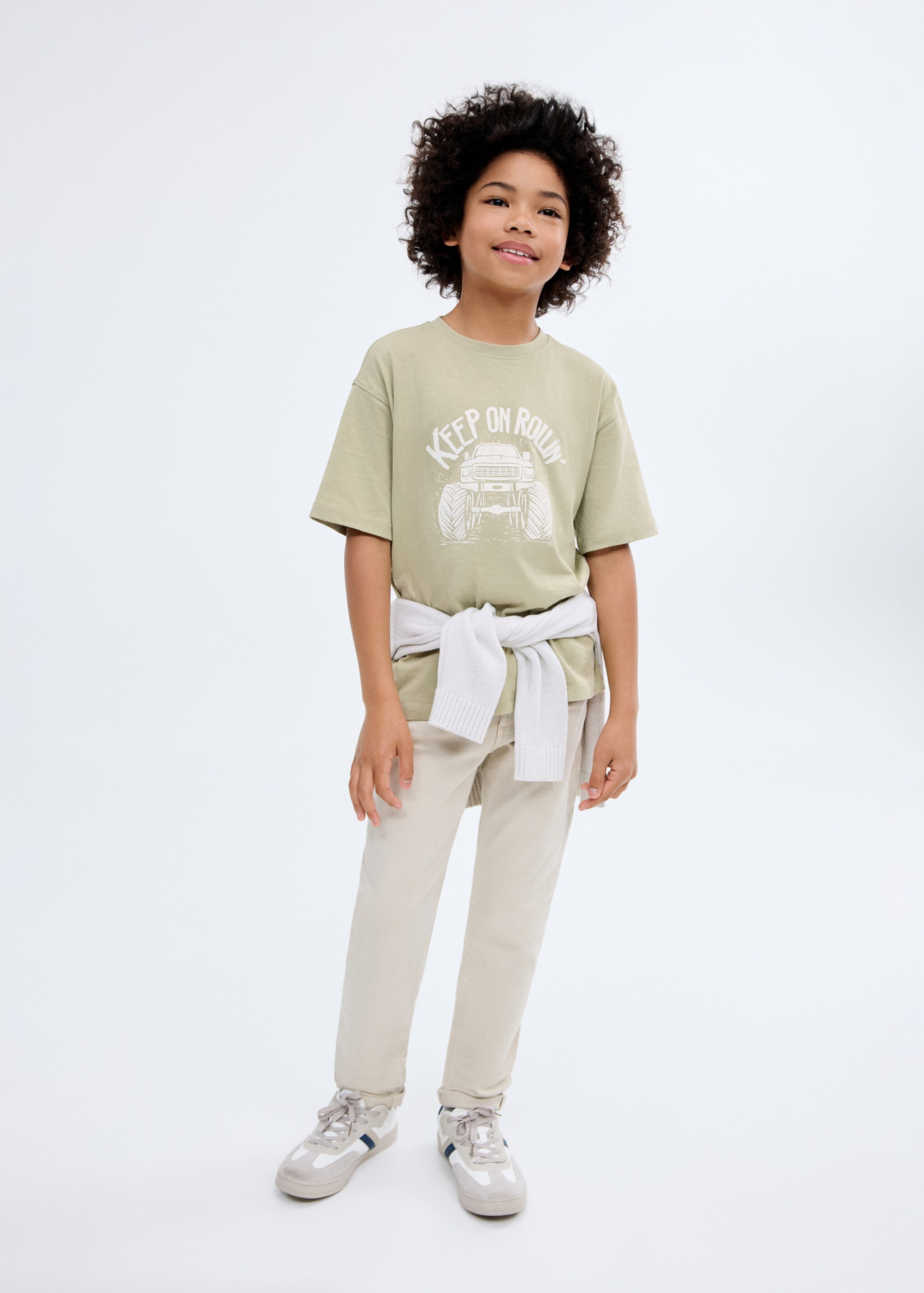 Short-sleeved printed t-shirt - General plane
