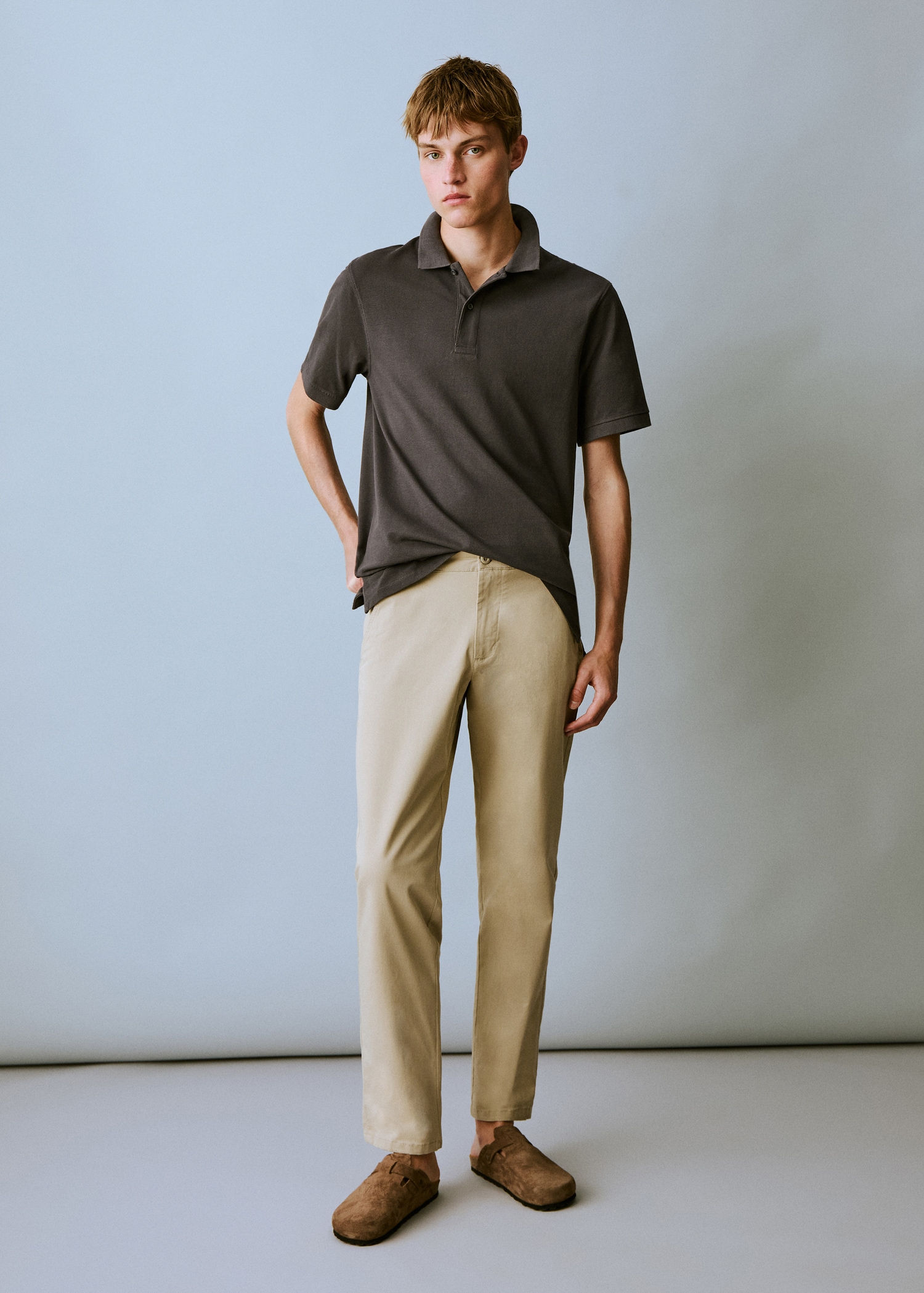 Pantalón chino algodón Teen MANGO España (Península y Baleares)