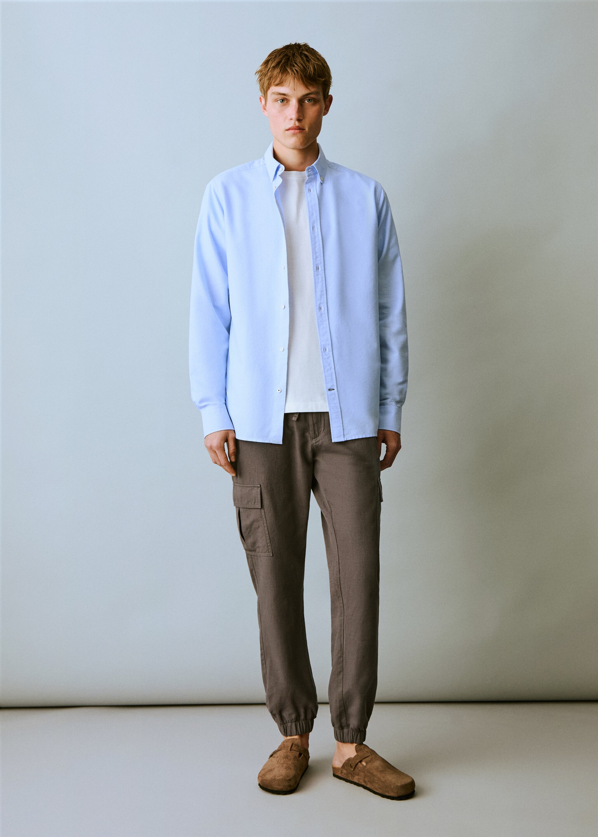 Chemise oxford en coton - Plan général