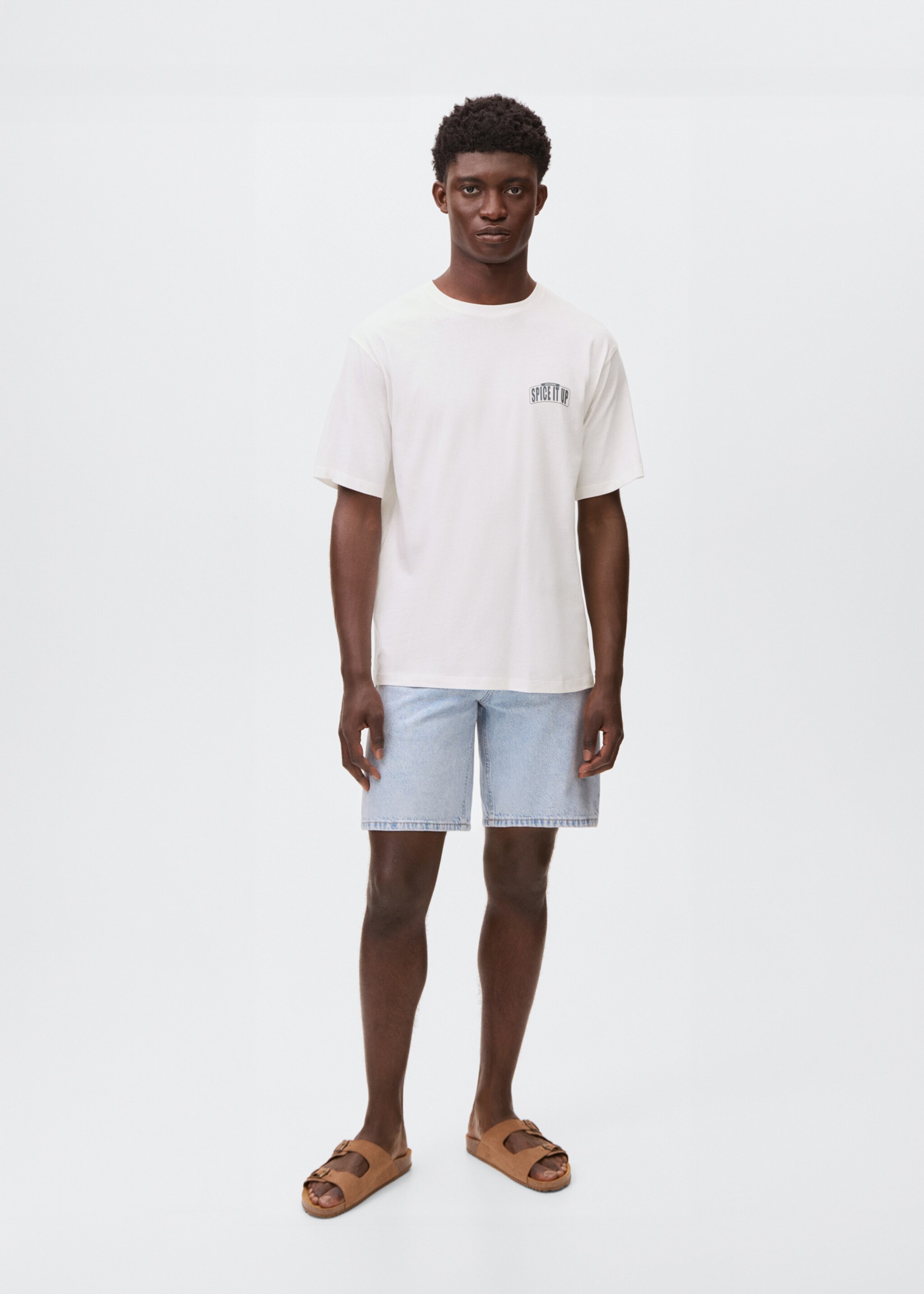 T-shirt imprimé manches courtes - Plan général