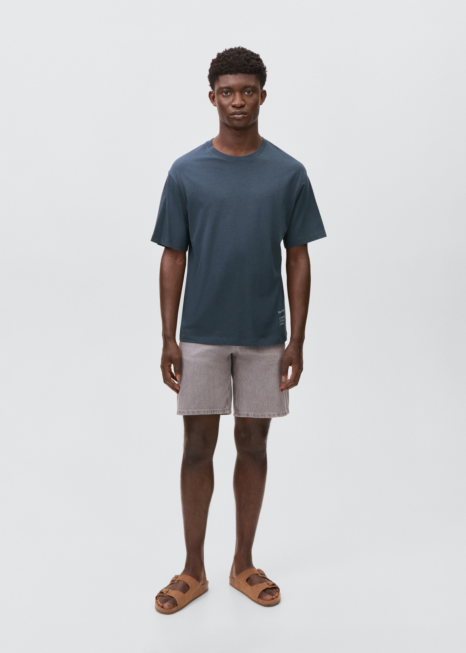 Short-sleeved printed t-shirt - General plane