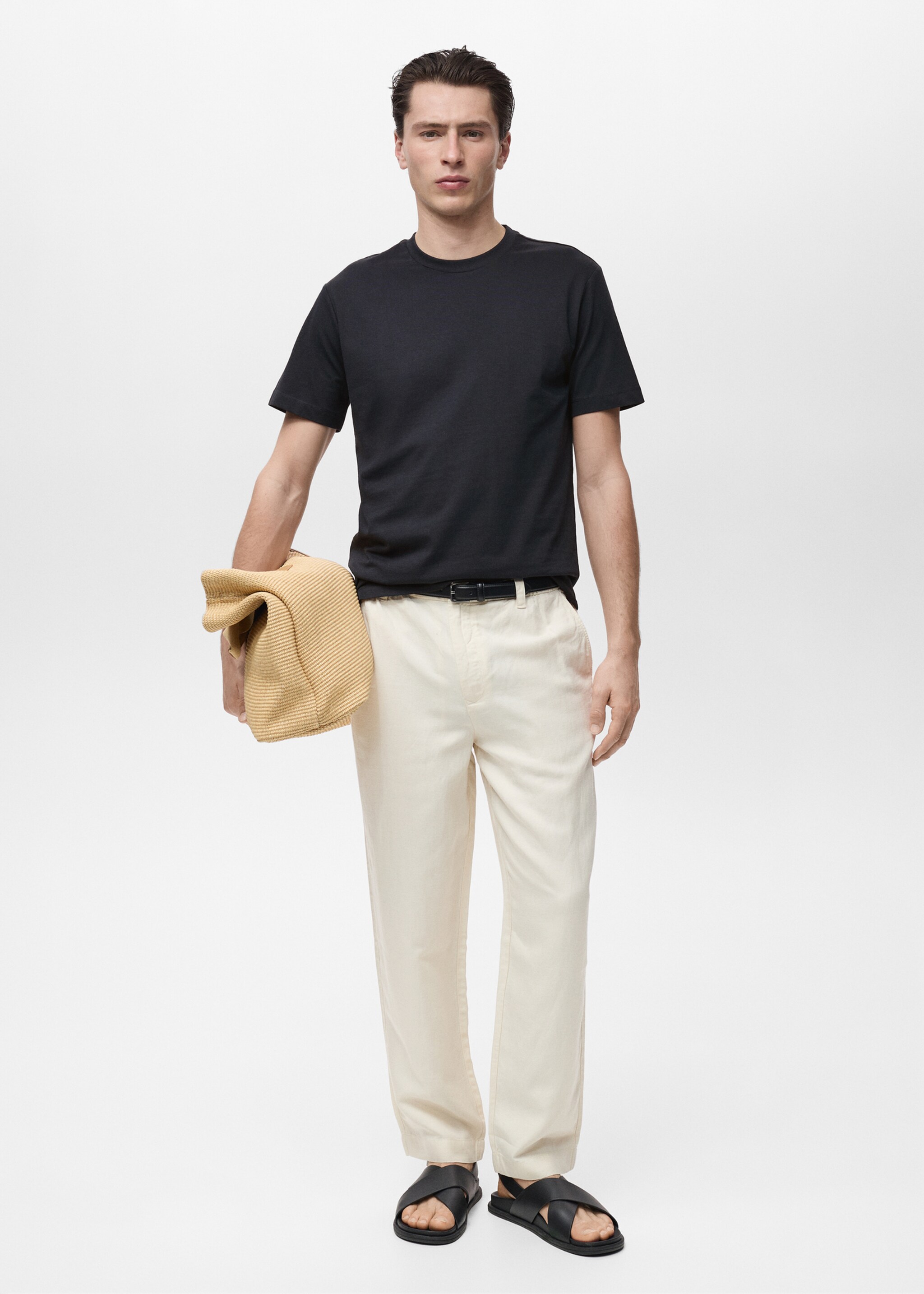 Camiseta slim fit 100% algodón - Plano general