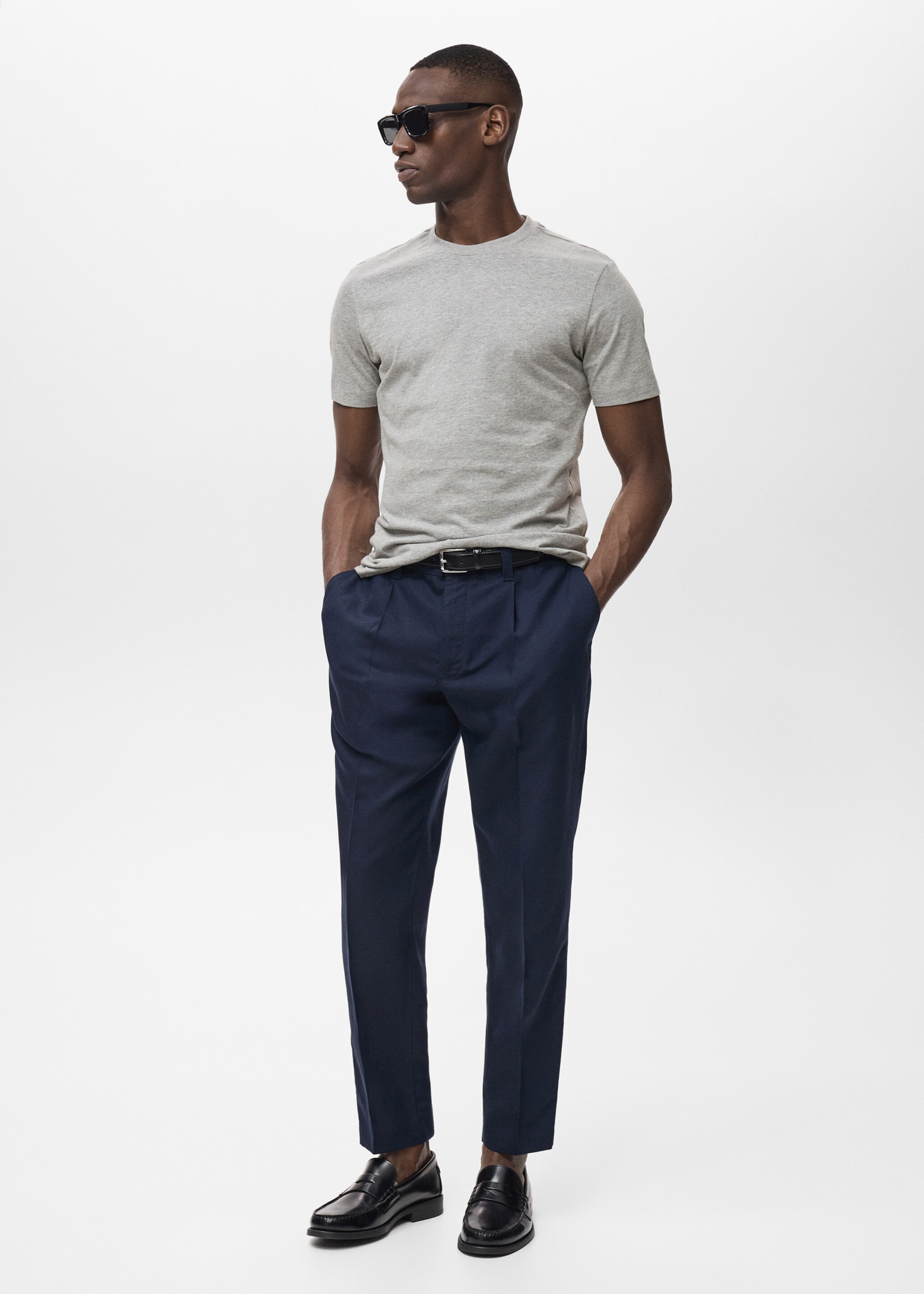 Camiseta slim fit 100% algodón - Plano general