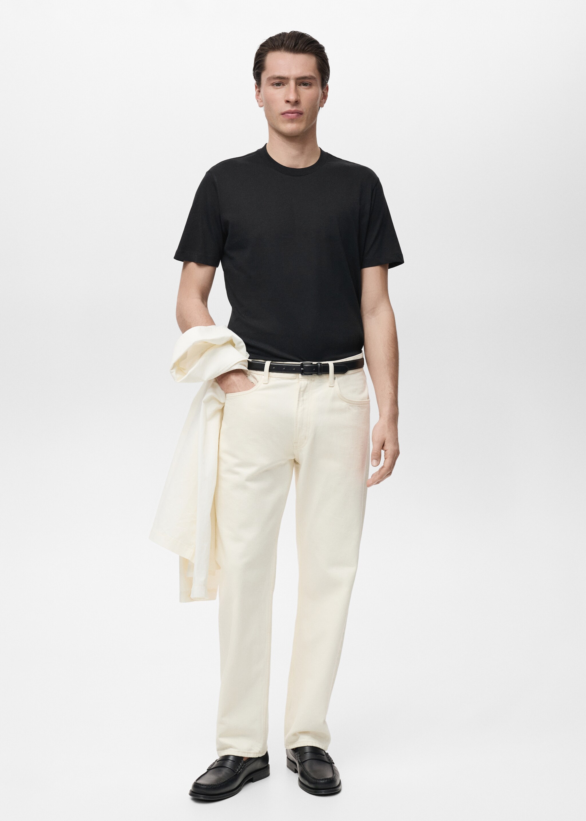 Camiseta slim fit 100% algodón - Plano general