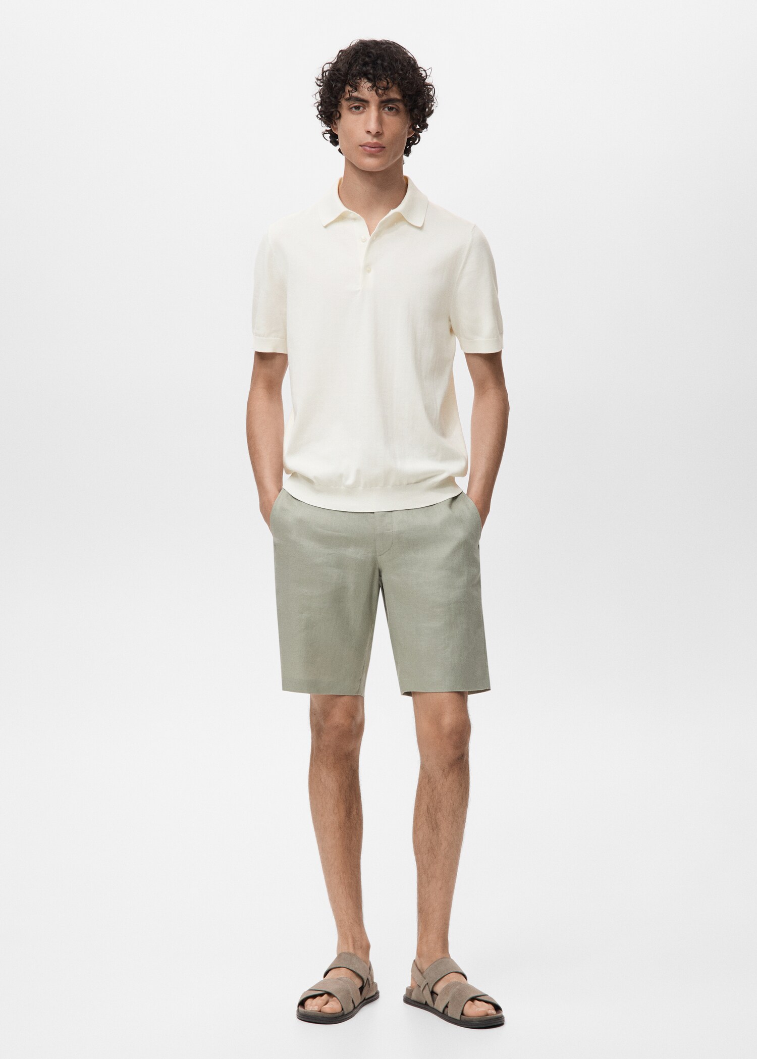 Polo maille fine 100 % coton - Plan général