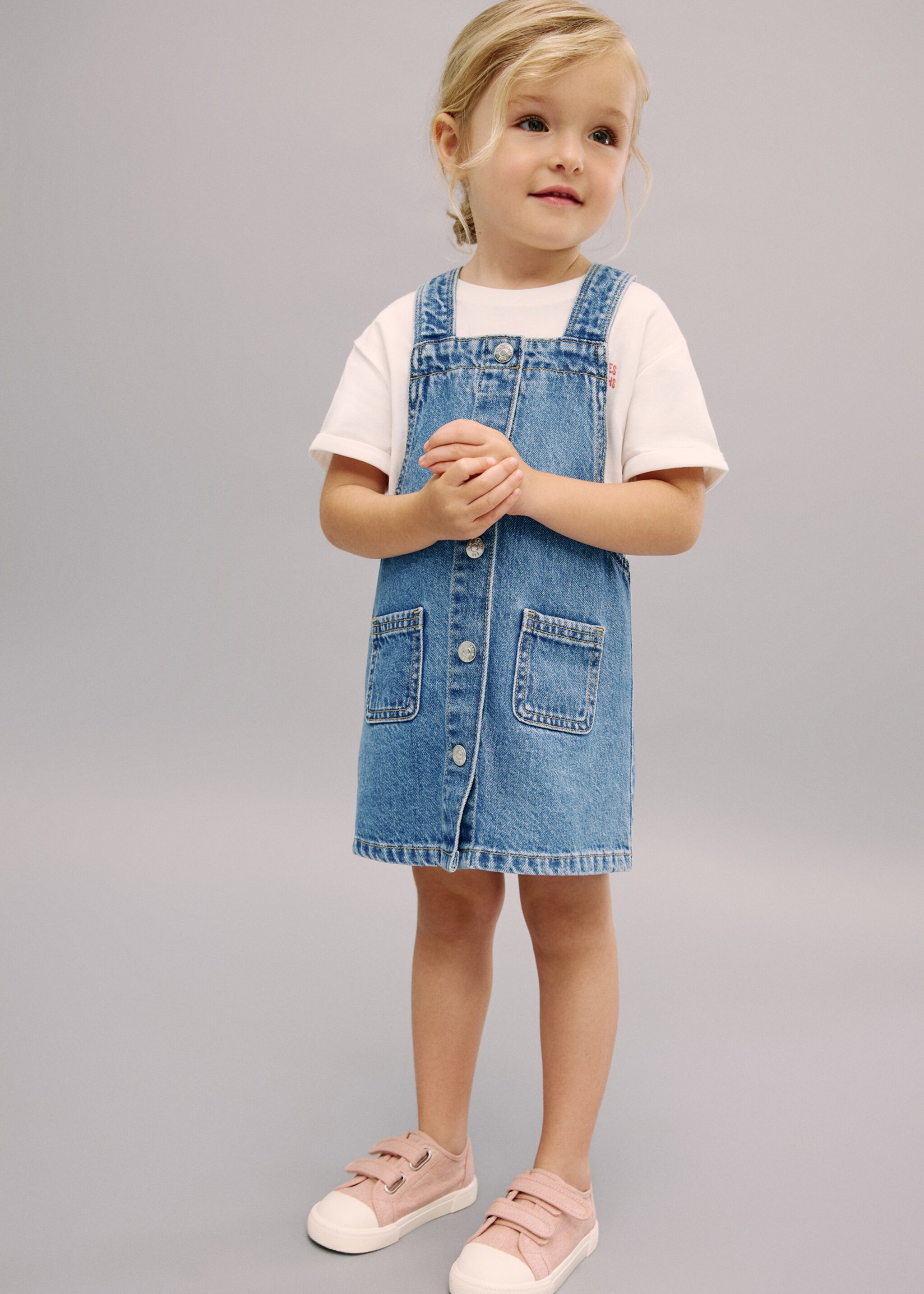 Denim buttons pichi - General plane