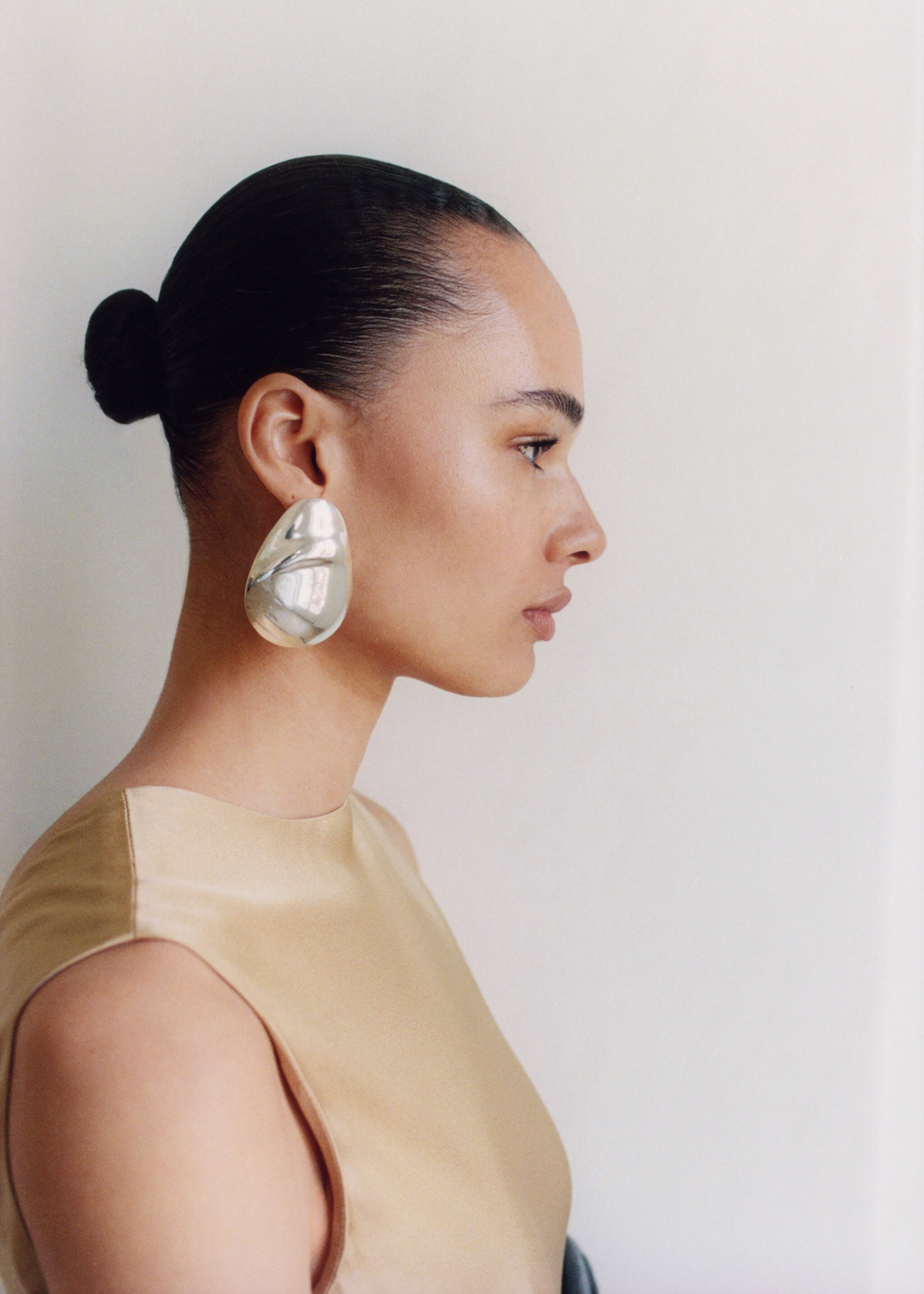 Maxi oval design earrings - General plane