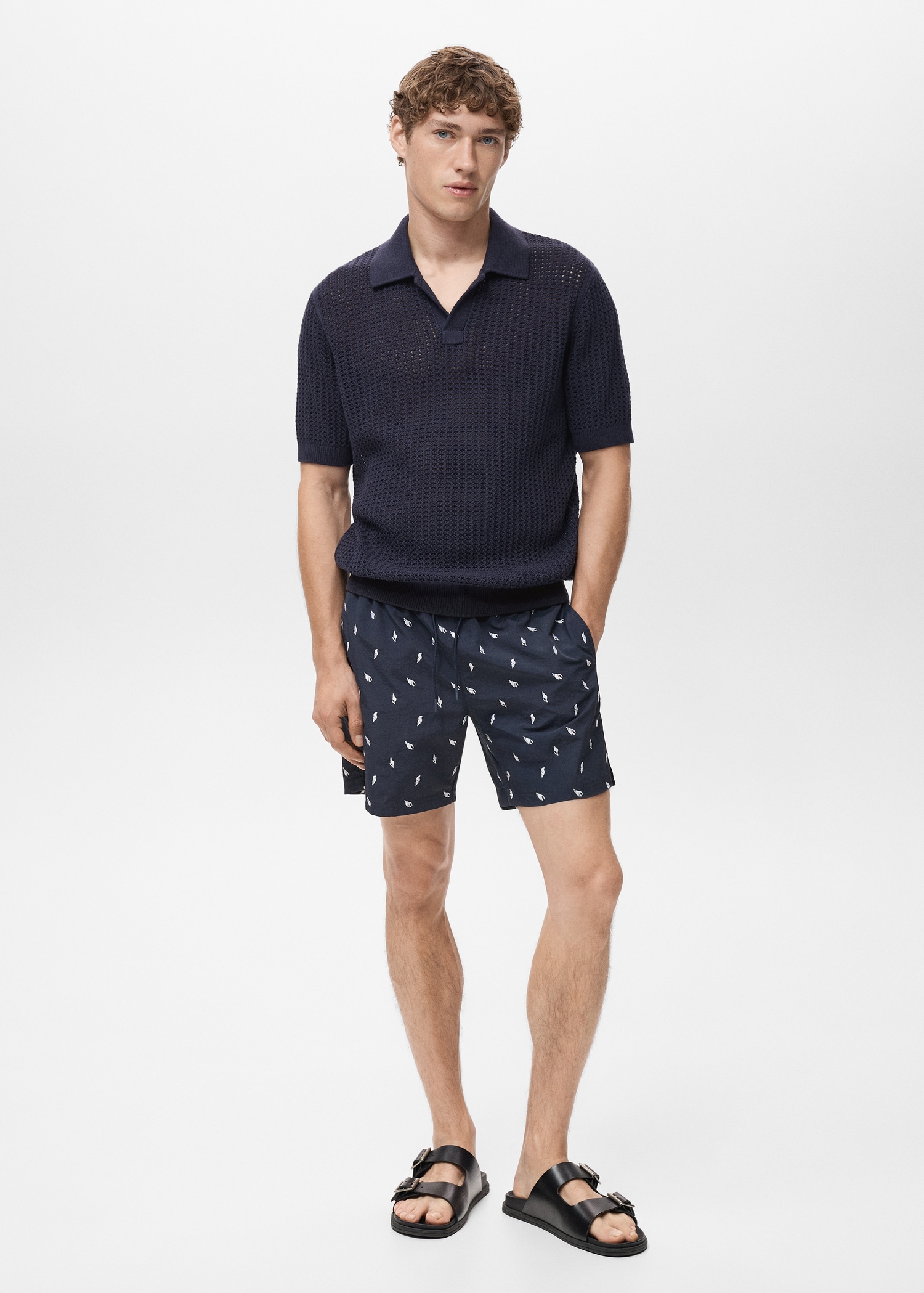 Maillot de bain imprimé coquillages - Plan général
