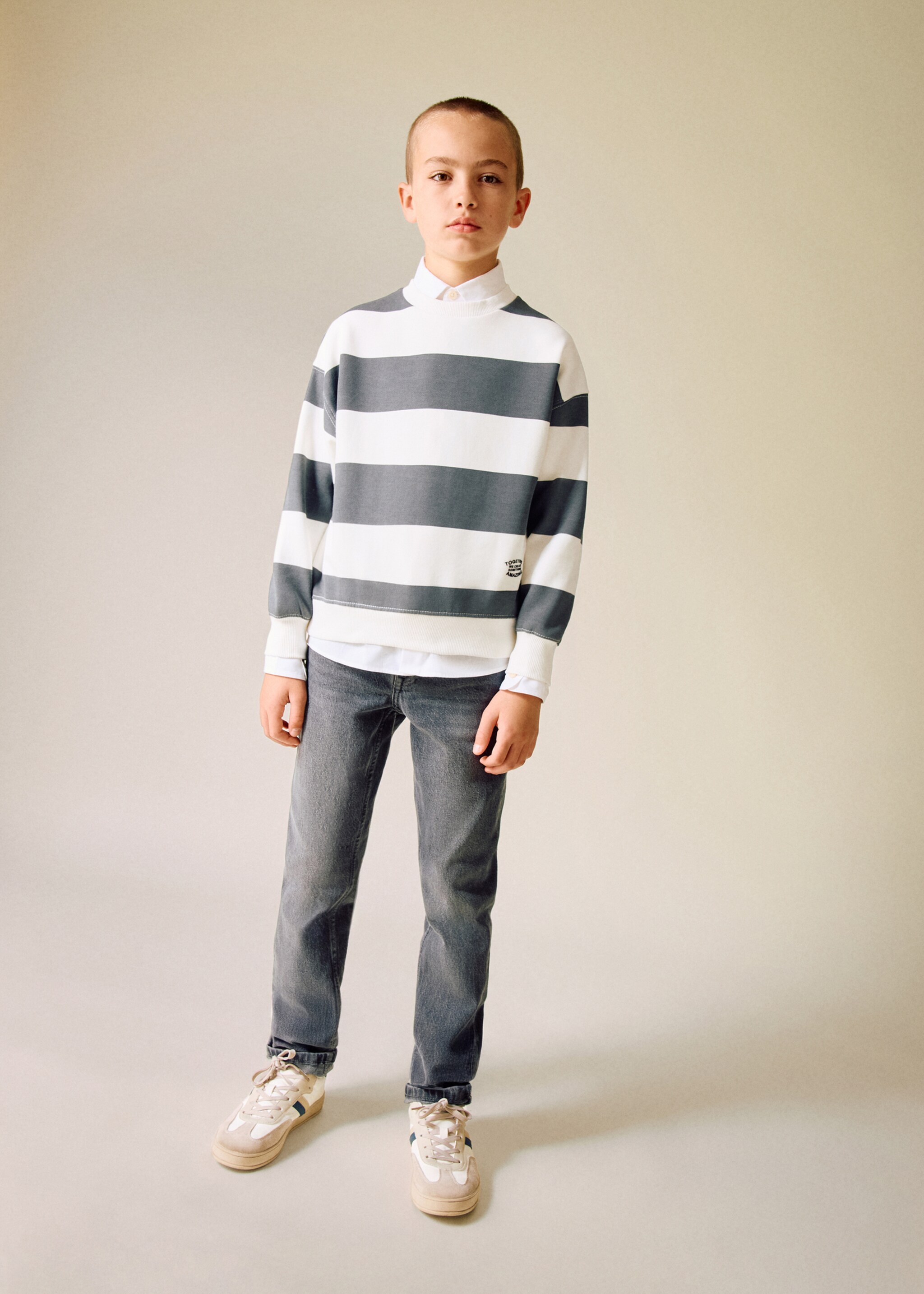 Jeans regular fit - Plano general, Gris. Ref: 17032030-00.