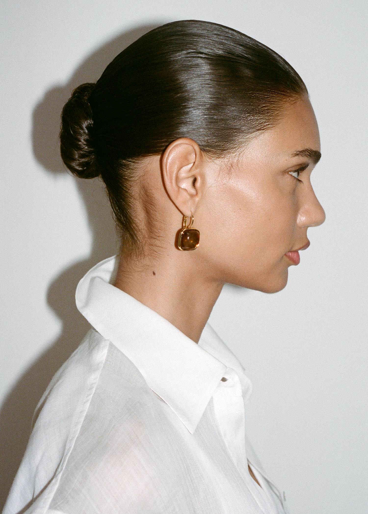 Boucles d'oreilles résine carrées - Plan général