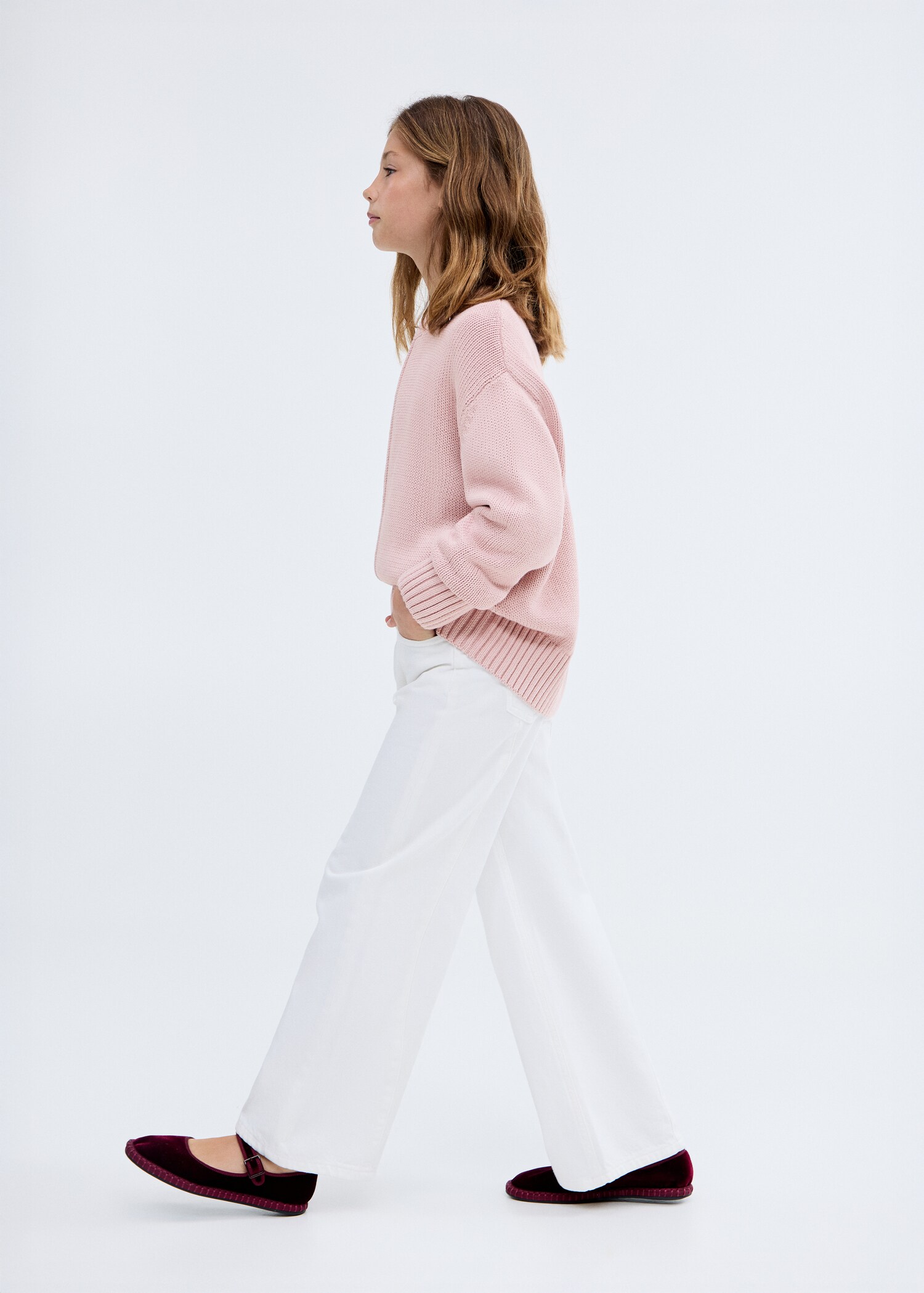 Pull-over maille manches longues - Plan général
