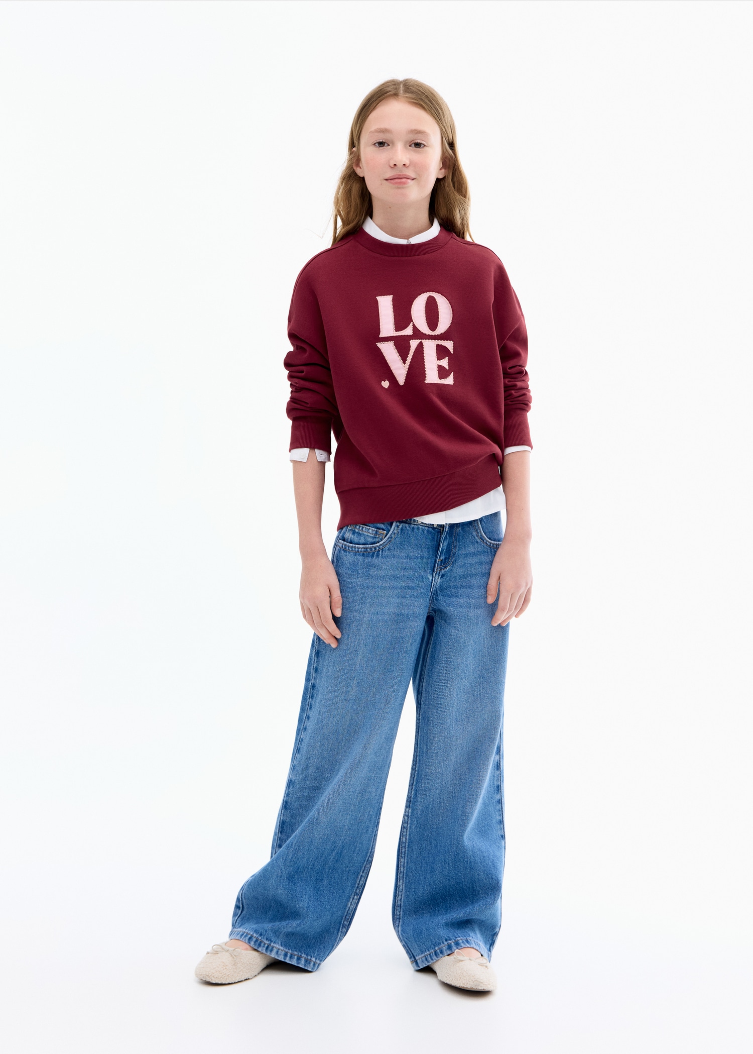 Sudadera mensaje Love - Plano general