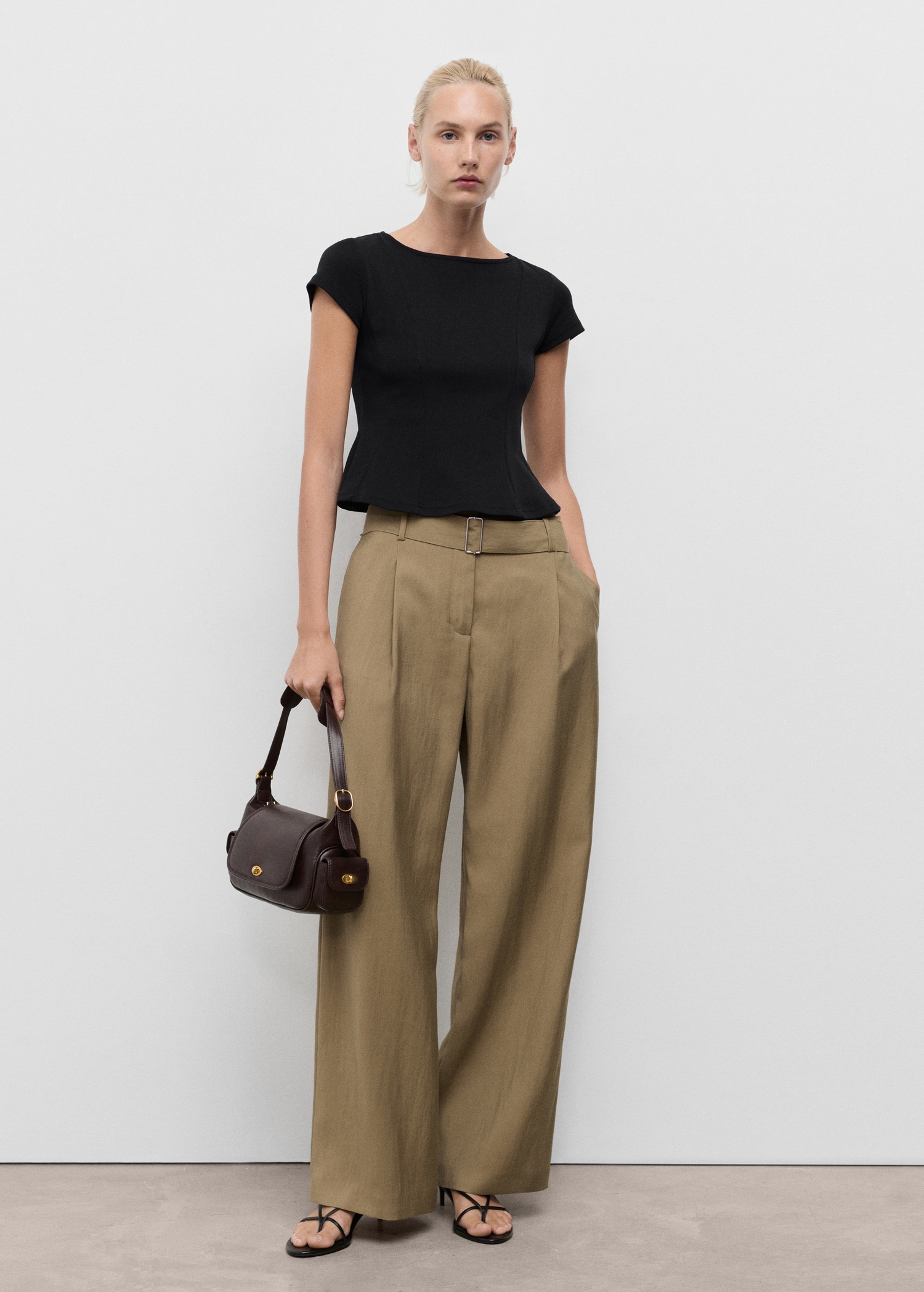 A-line cotton tee - General plane