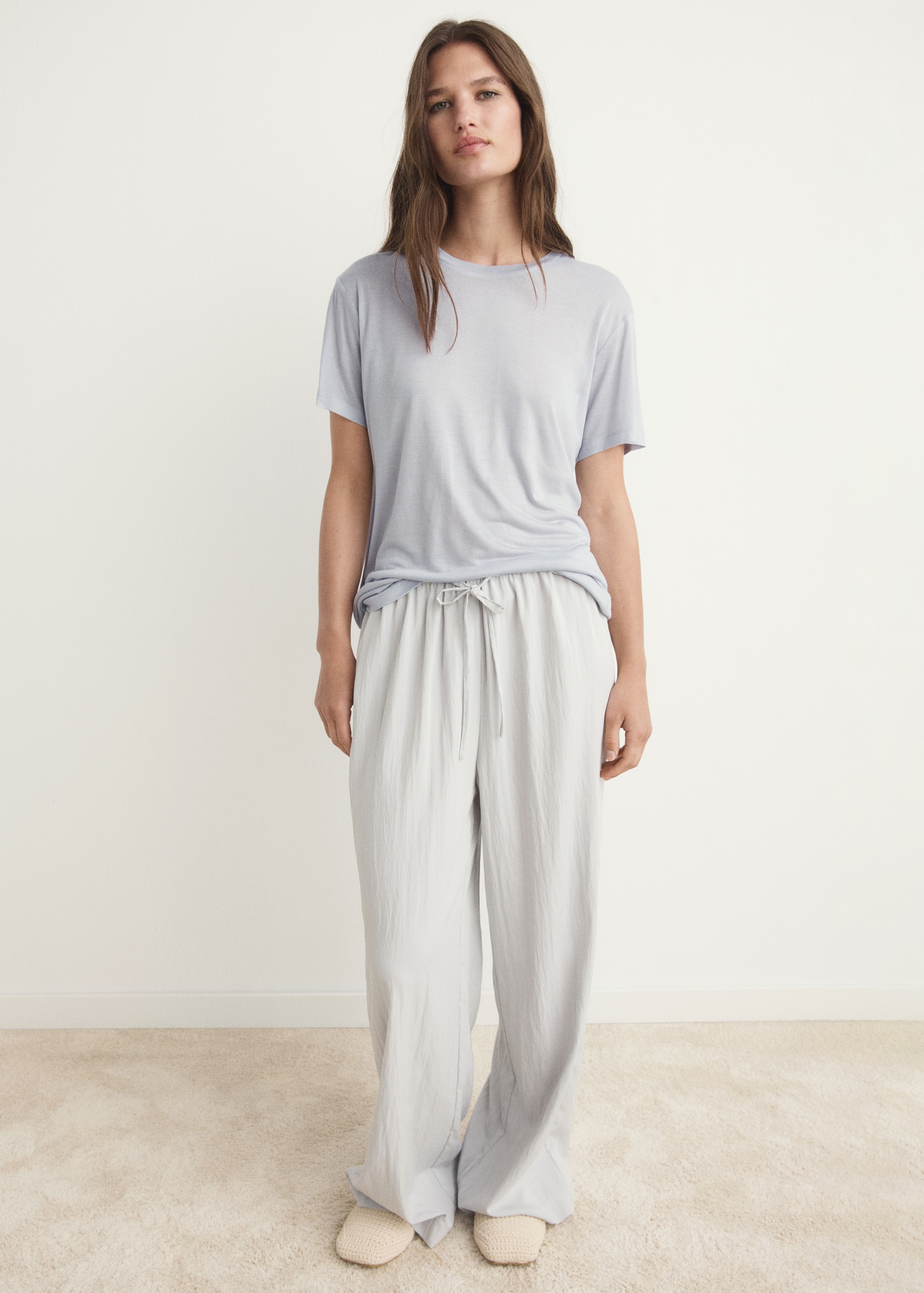 T-shirt garment washed - Plan général