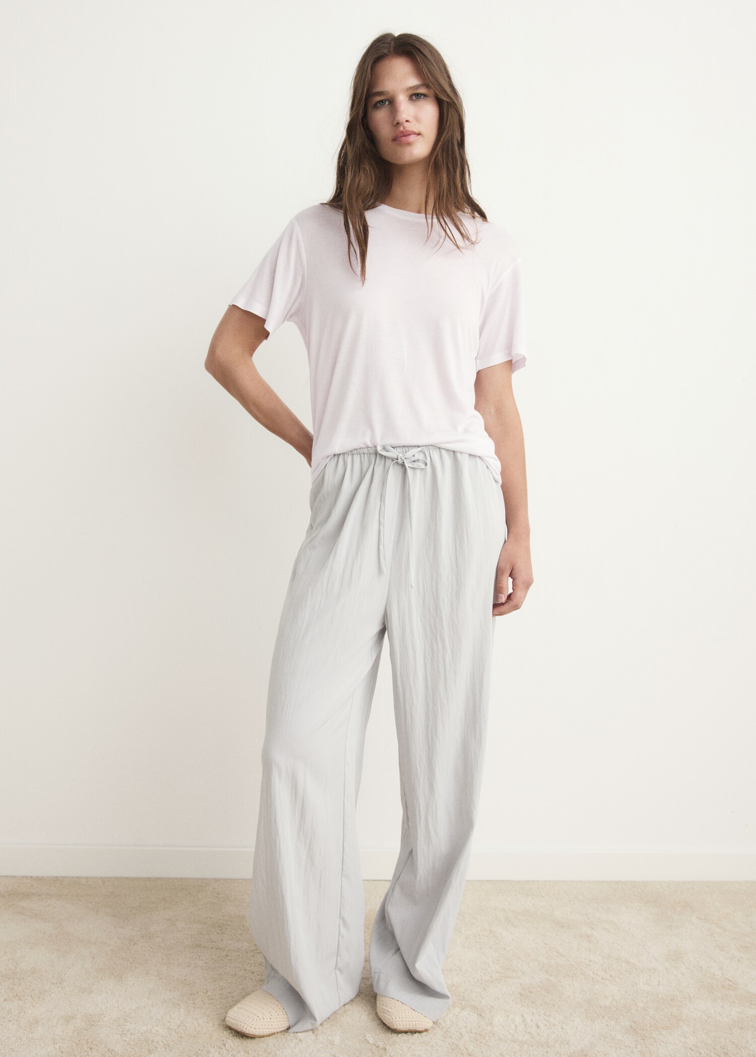 T-shirt garment washed - Plan général