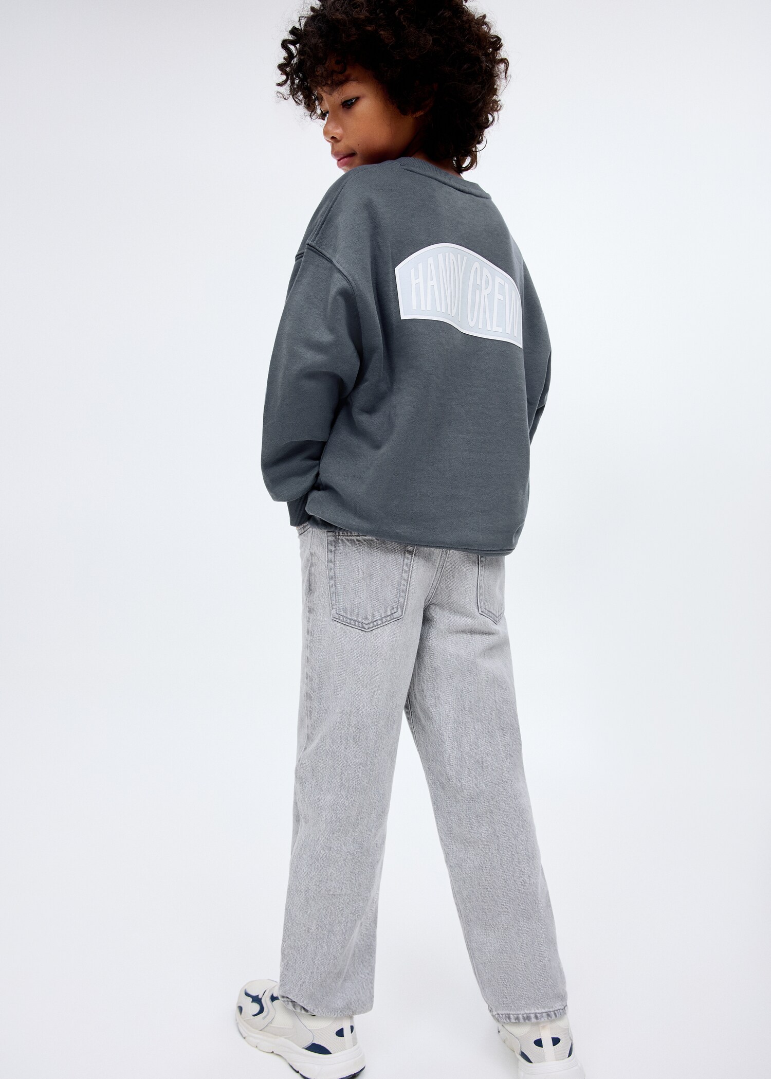 Printed cotton sweatshirt - General plane