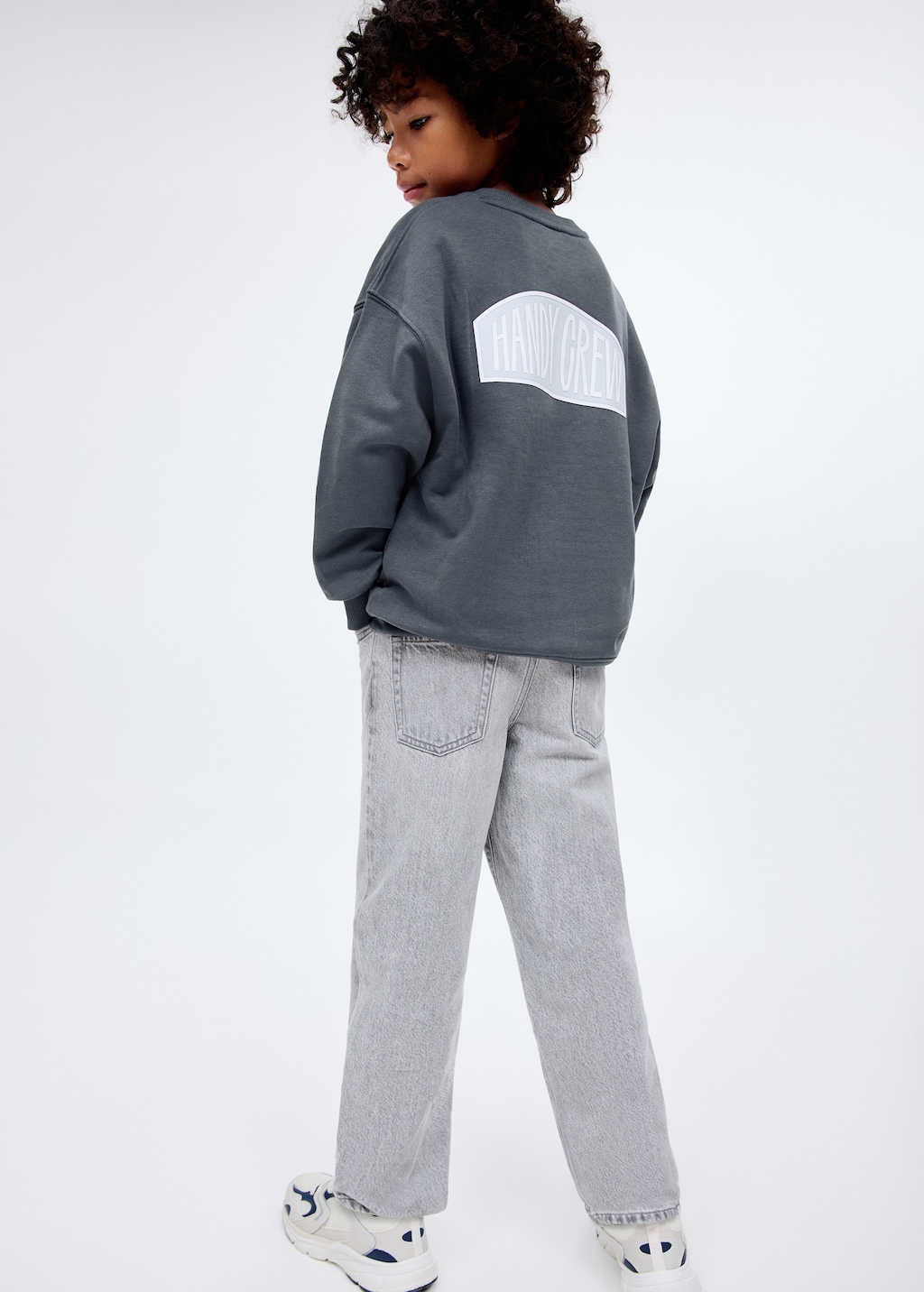 Printed cotton sweatshirt