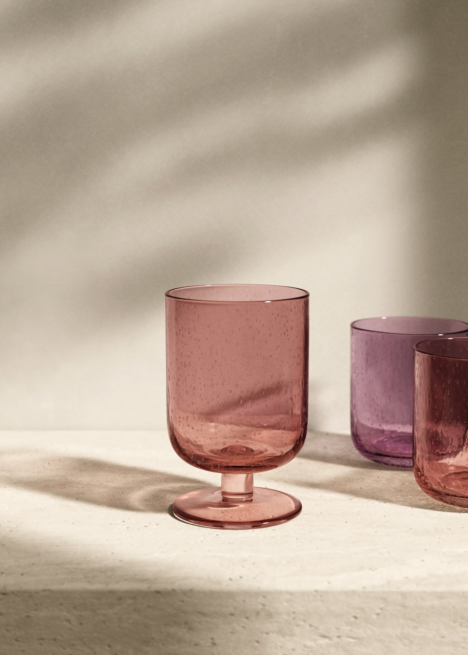 Bubble design glass goblet - Γενικό πλάνο