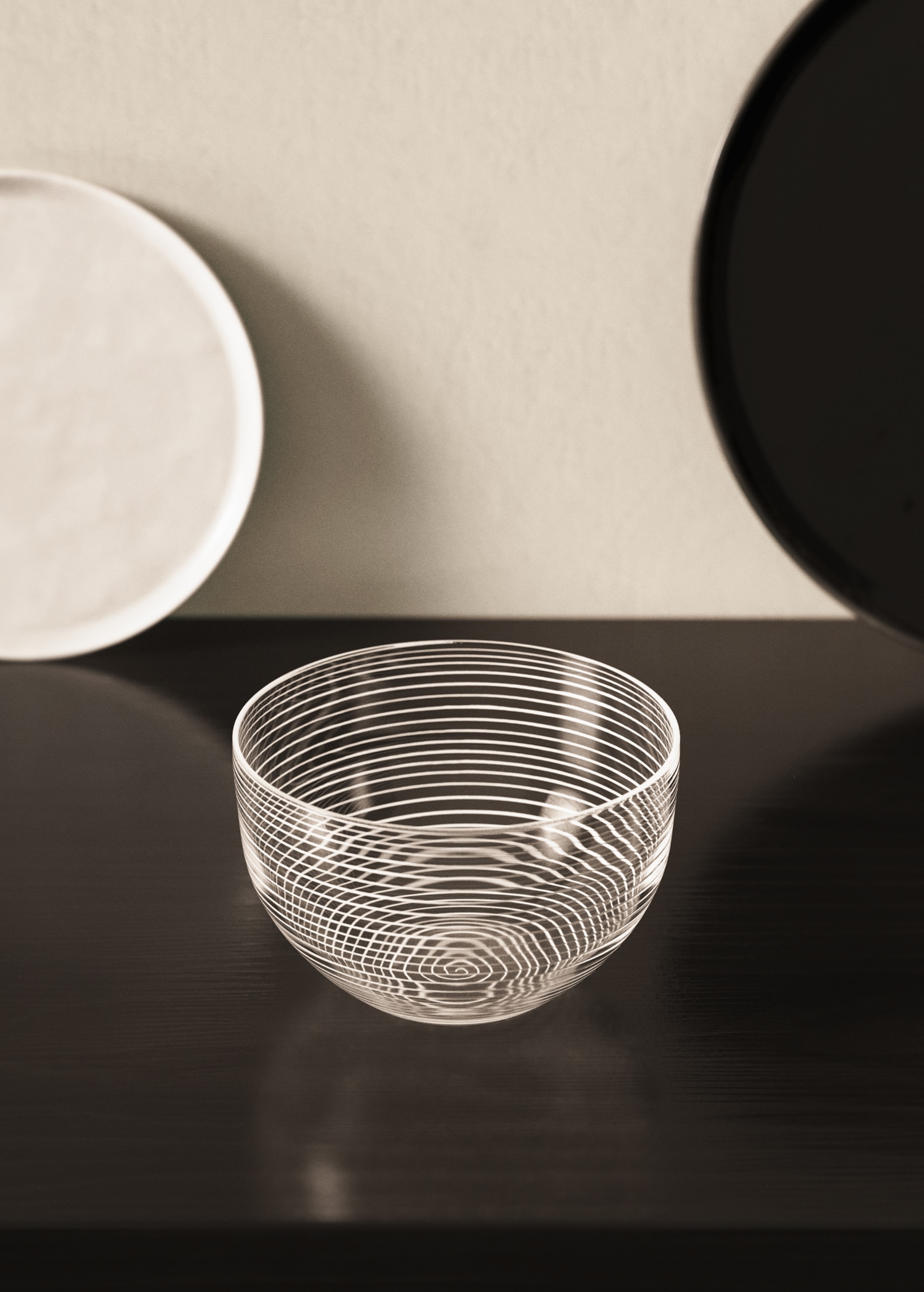 Lines borosilicate bowl - General plane