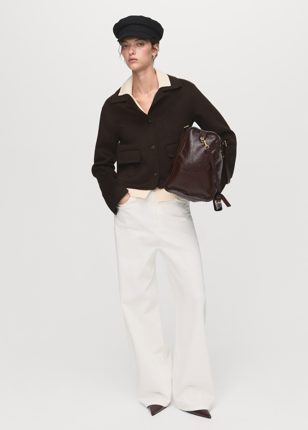 Mango Wool jacket with buttons