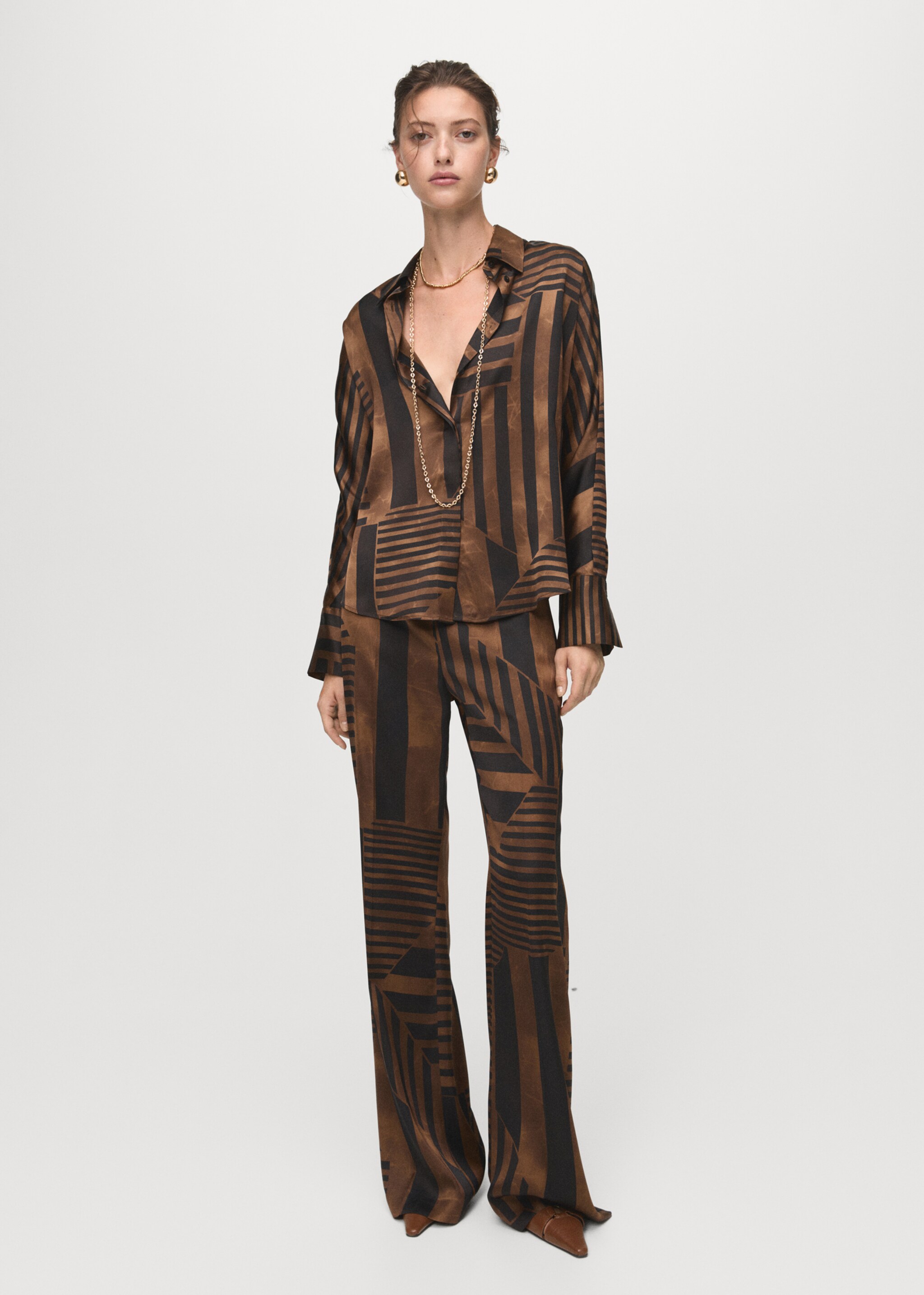 Shirt trini - General plane, Brown. Ref: 17035830-00.