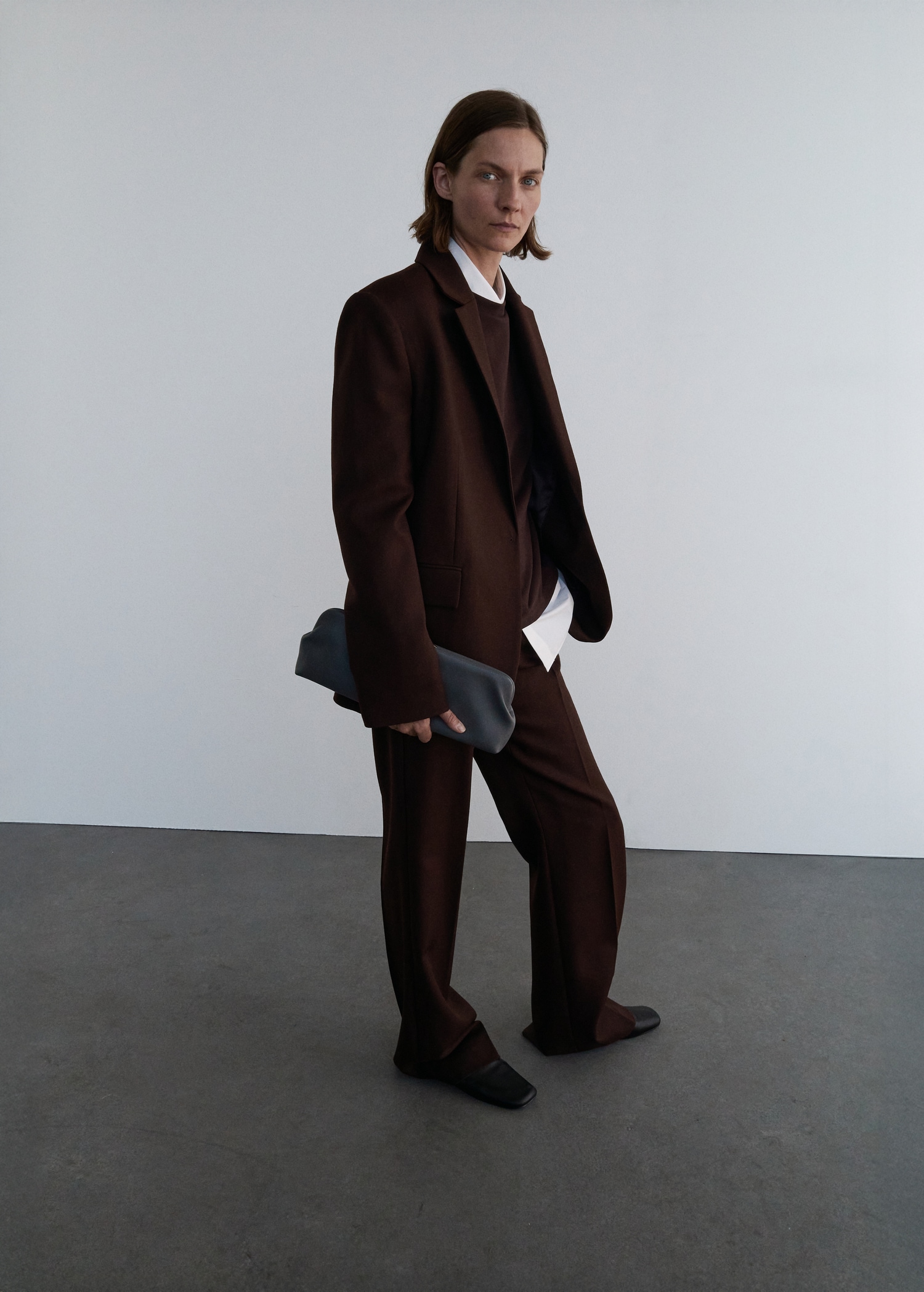 100% wool suit jacket - General plane