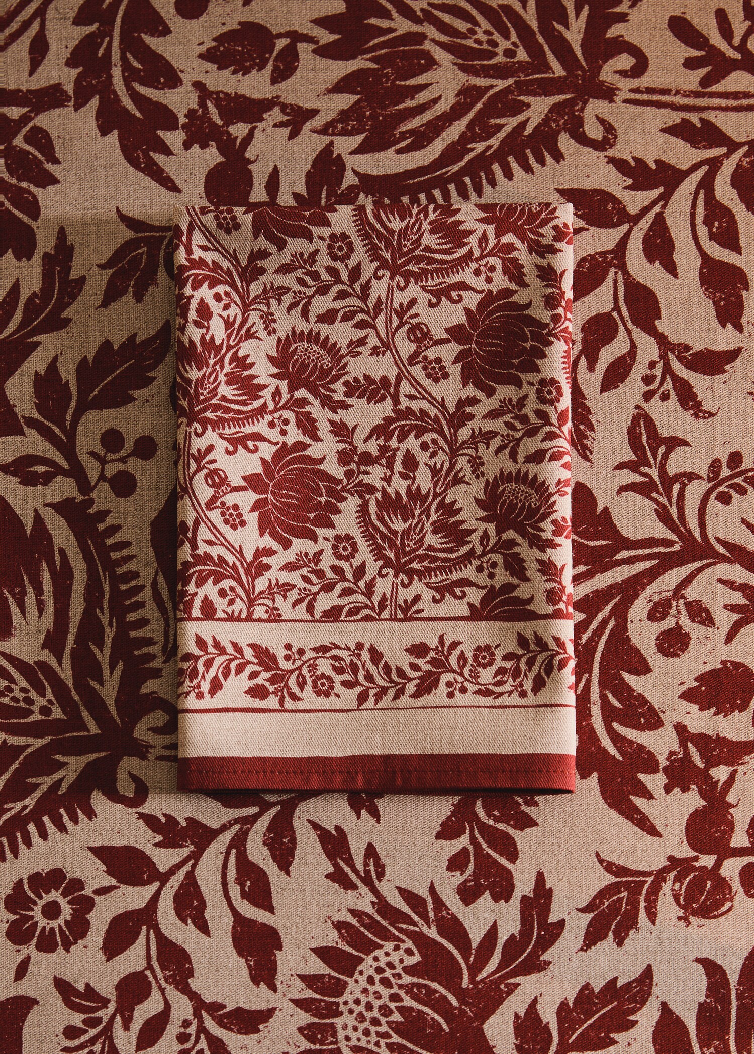 Cotton twill napkins - General plane