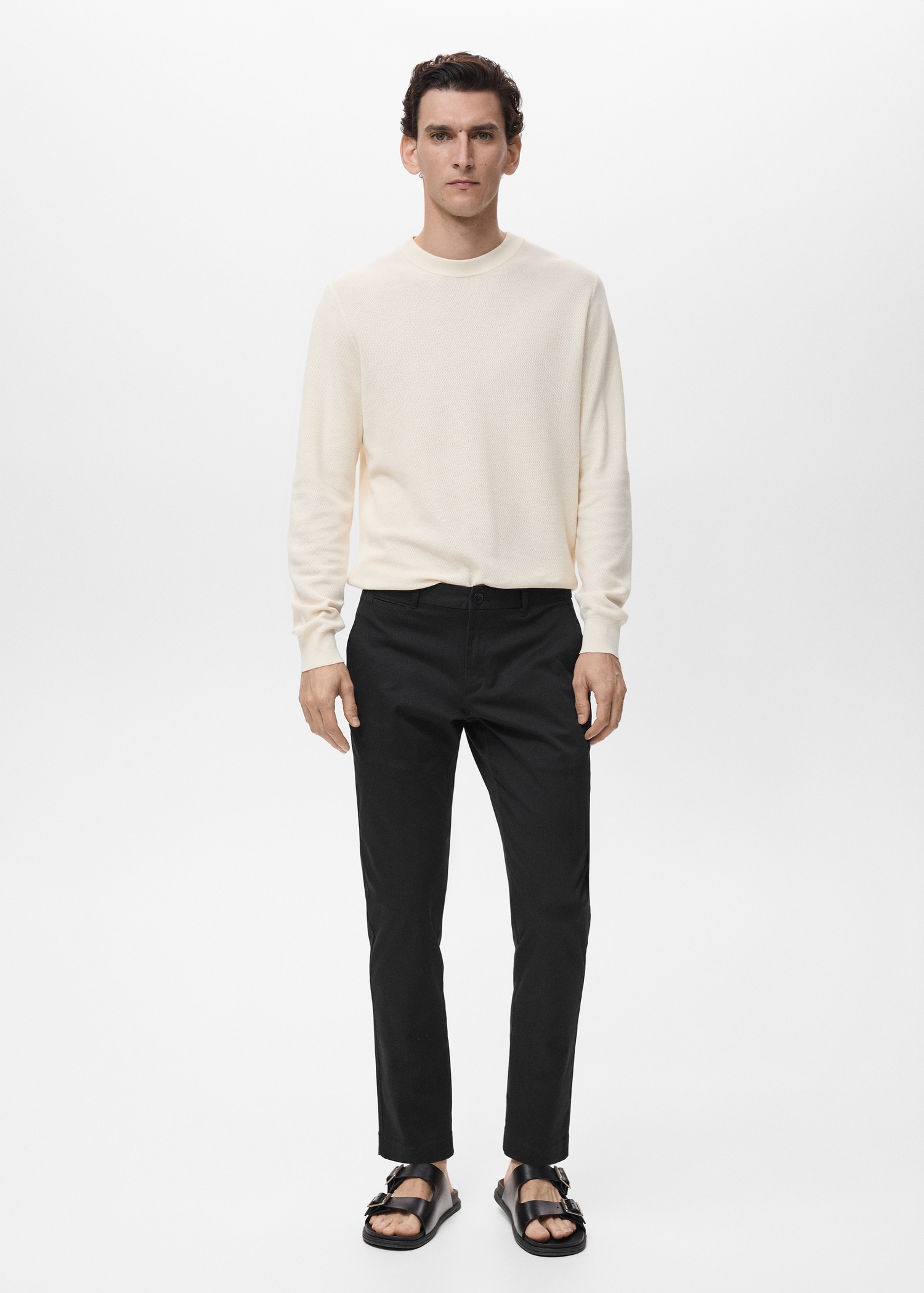 Pantalón Prato chino cropped tappered - Plano general