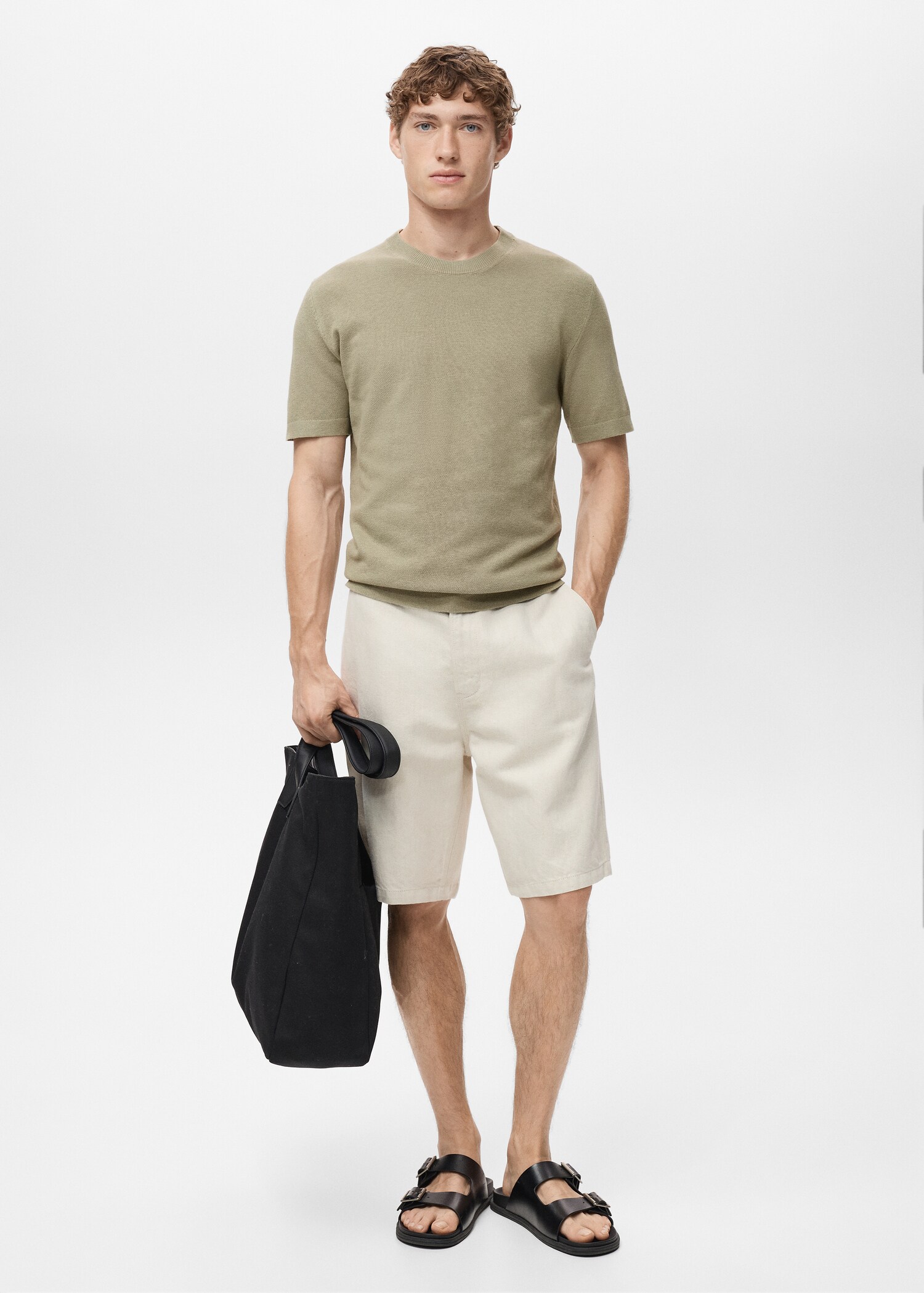 T-shirt maille fine coton - Plan général