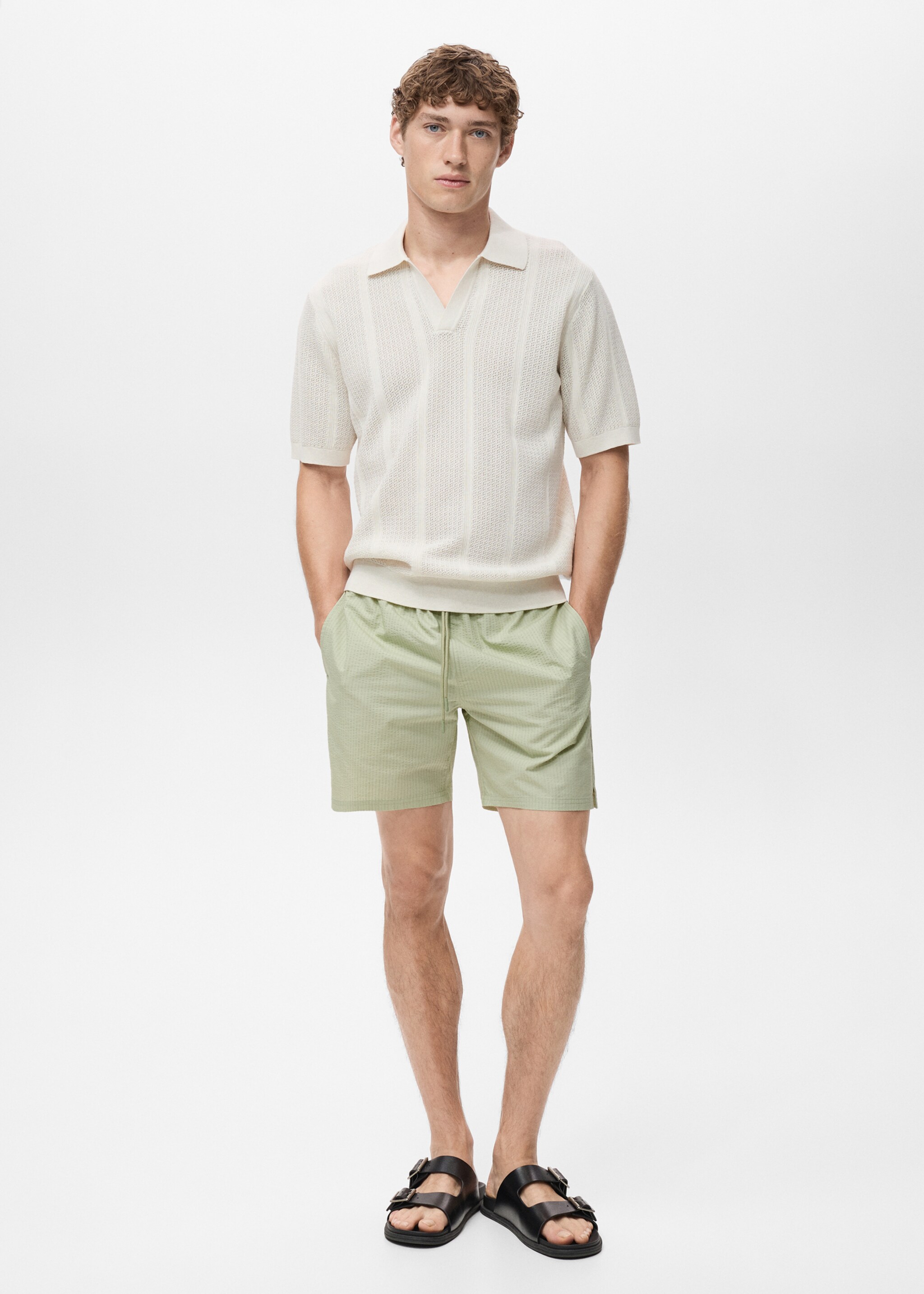 Seersucker swimming trunks - General plane