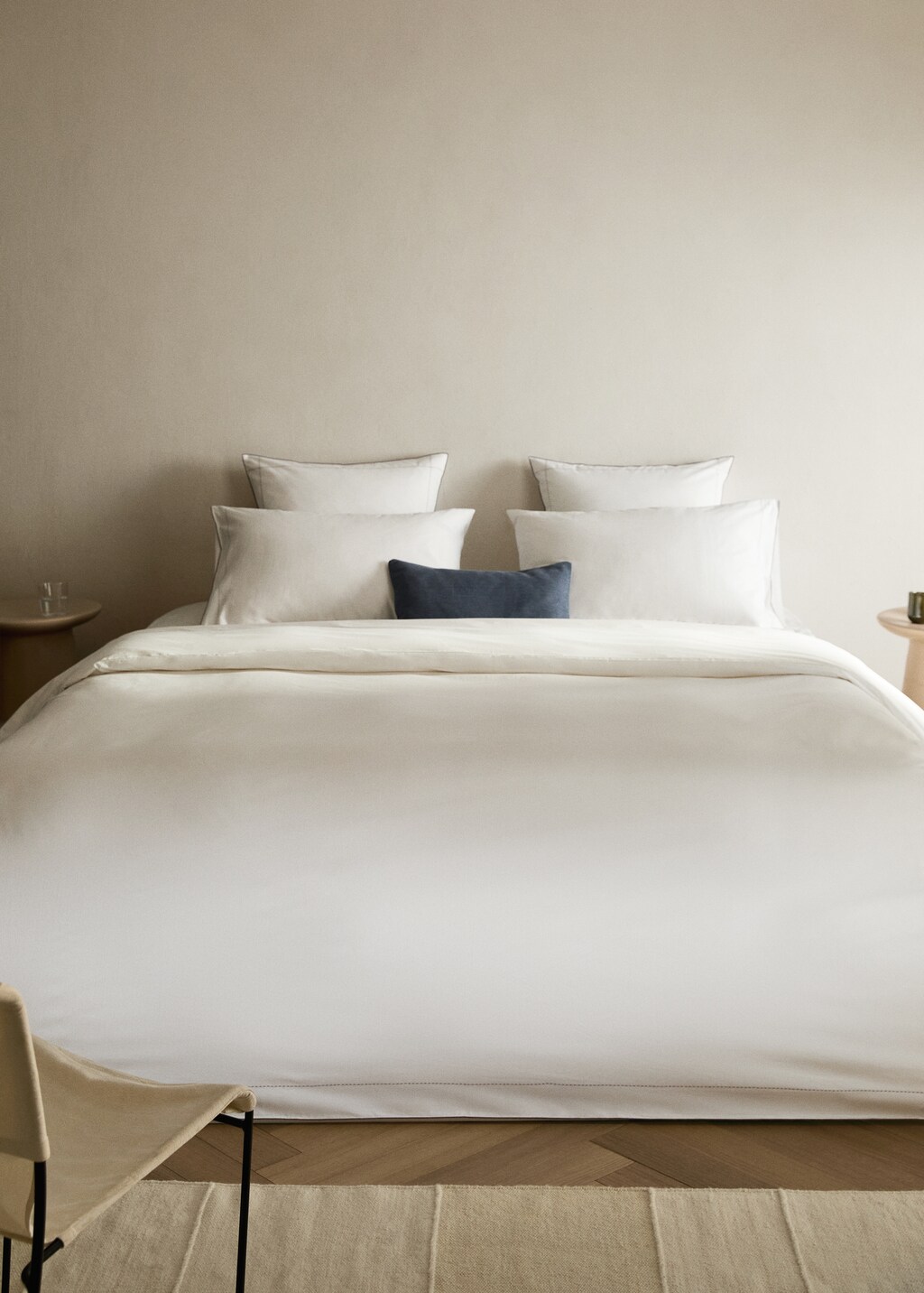 200-thread count percale cotton duvet cover for 135/140 cm bed