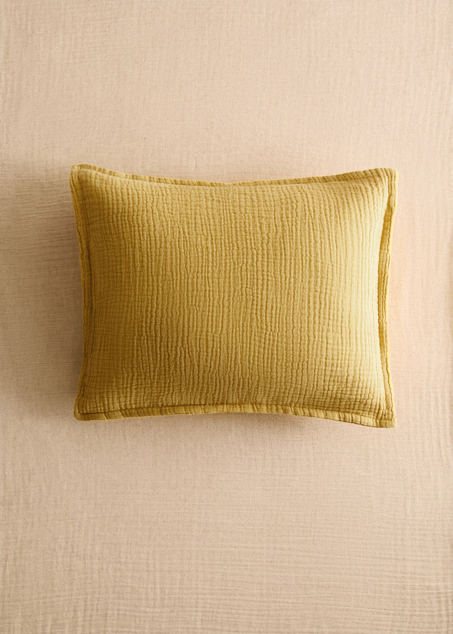 Housse de coussin enfant en gaze de coton 30x40 cm - Plan général