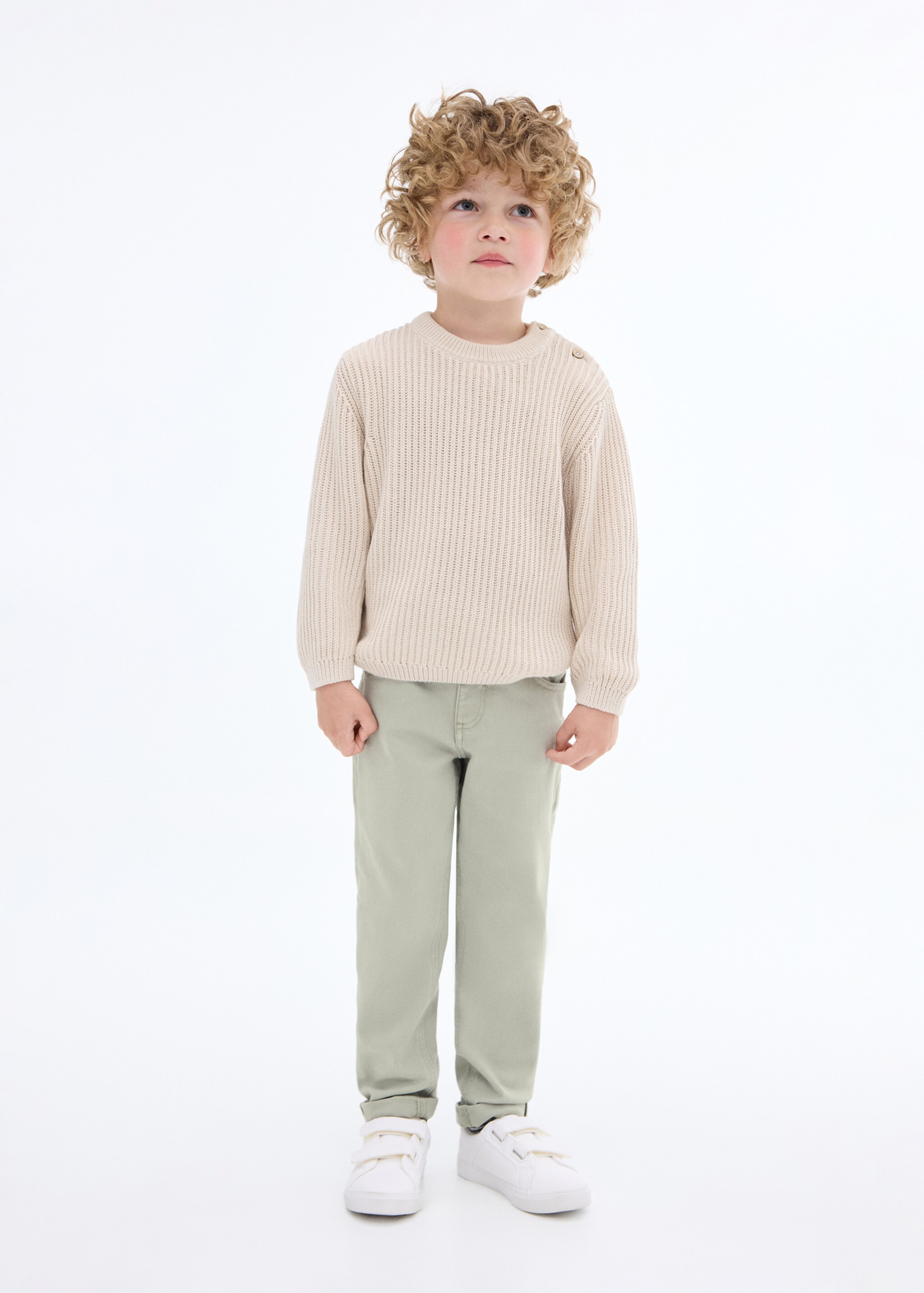Embroidered details jeans - General plane