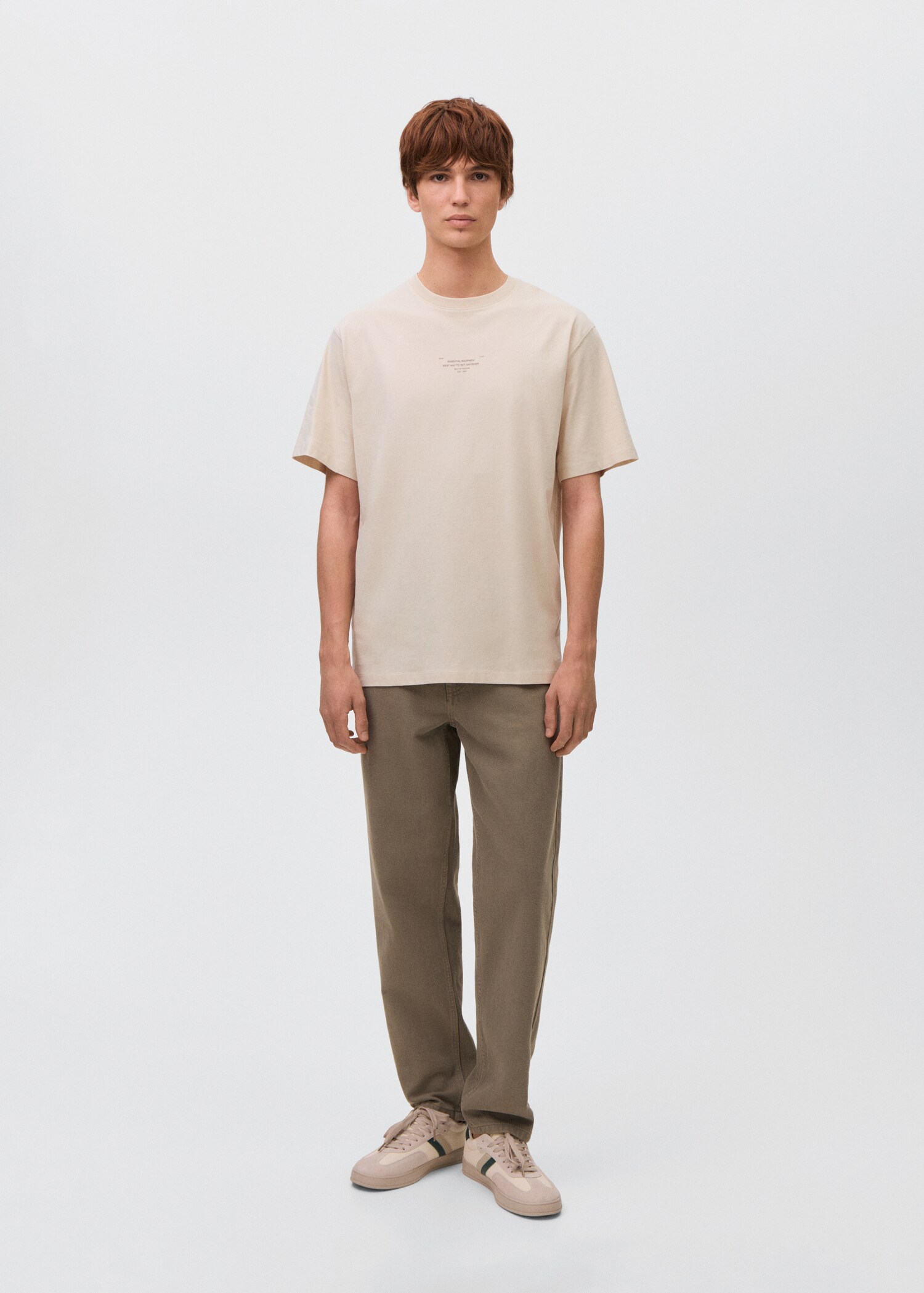 T-shirt en coton imprimé - Plan général