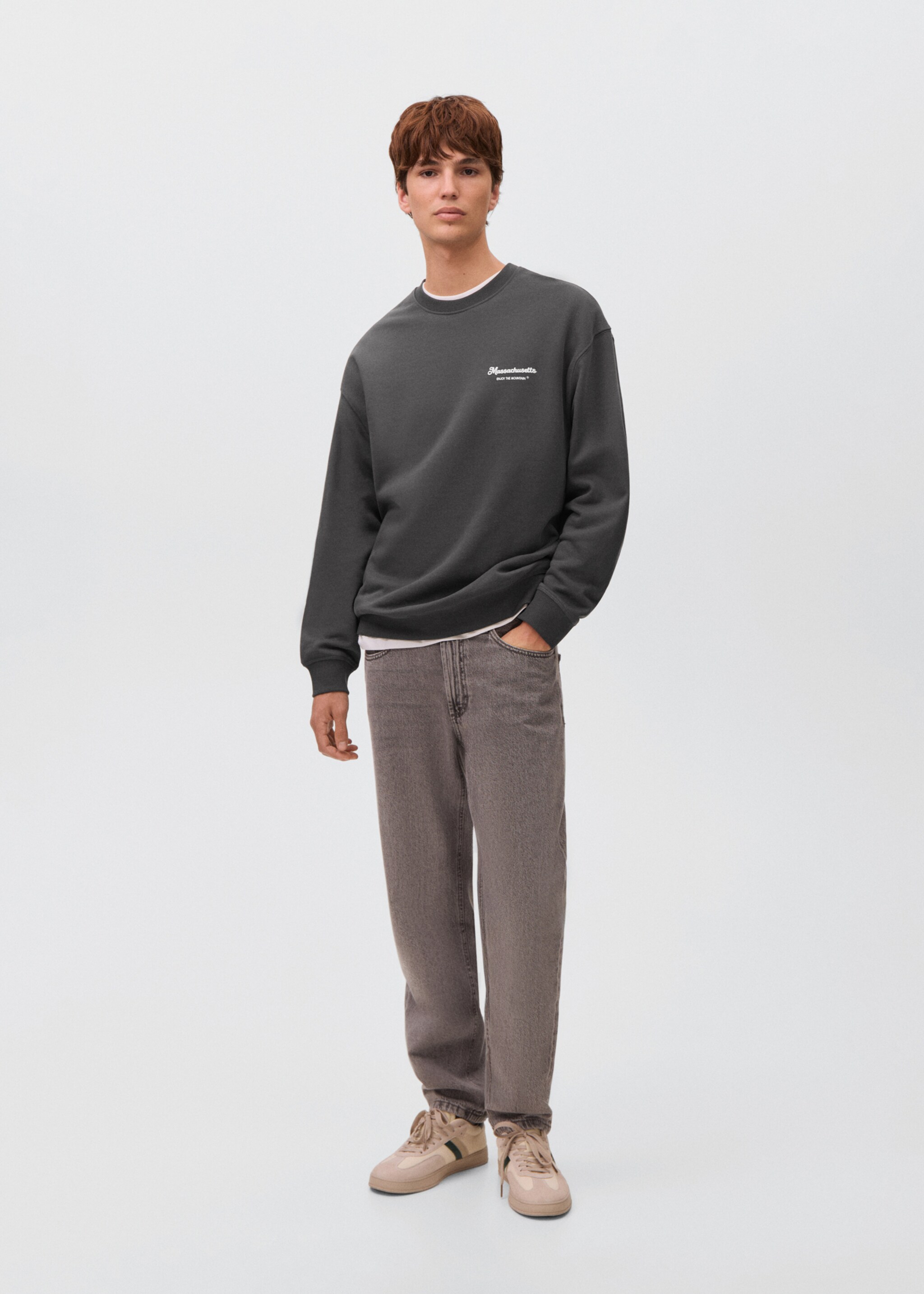 Jeans regfit - Загальний план, Сірий. Ref: 17043279-00.