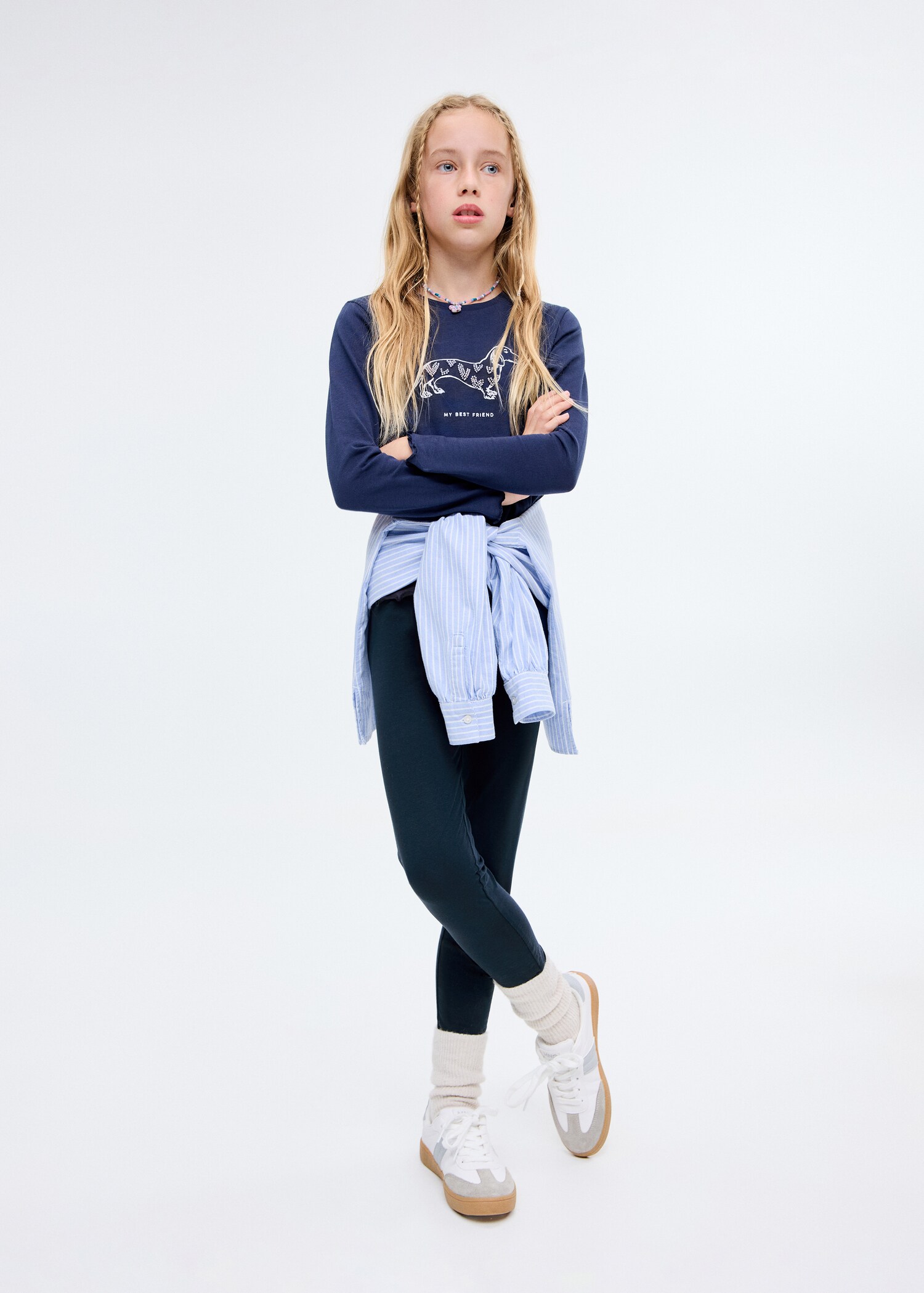 Essential cotton leggings - General plane