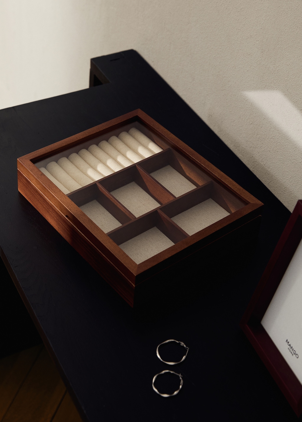 Large wooden jewelry box