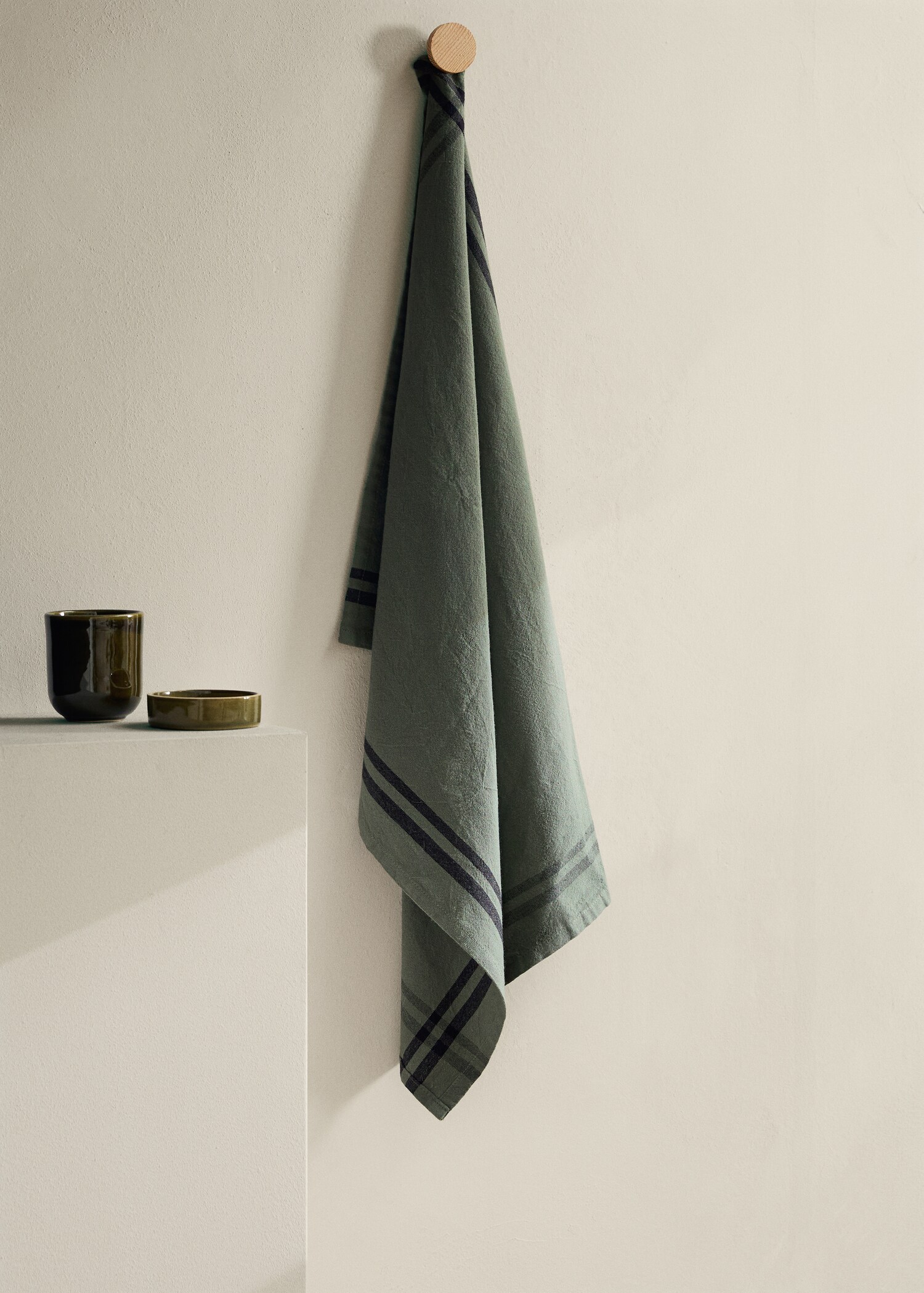 100% cotton striped dish towel - General plane